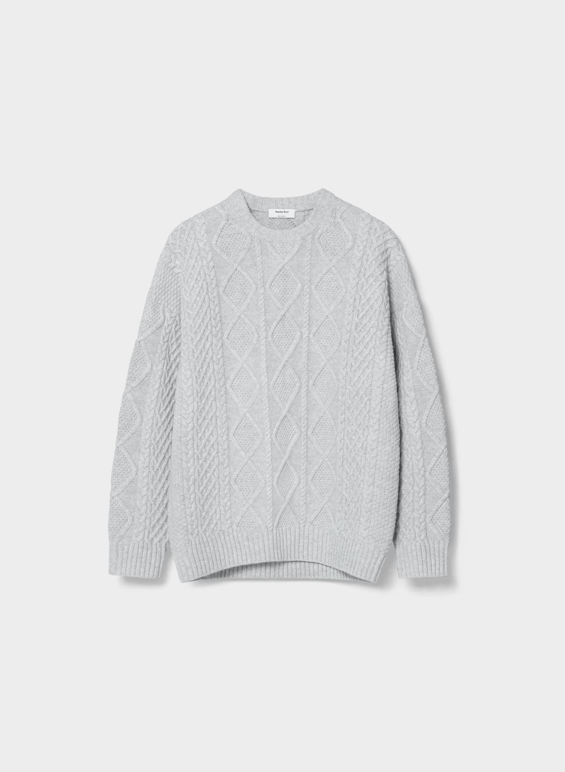 Peggy Sweater - HEATHER CHROME