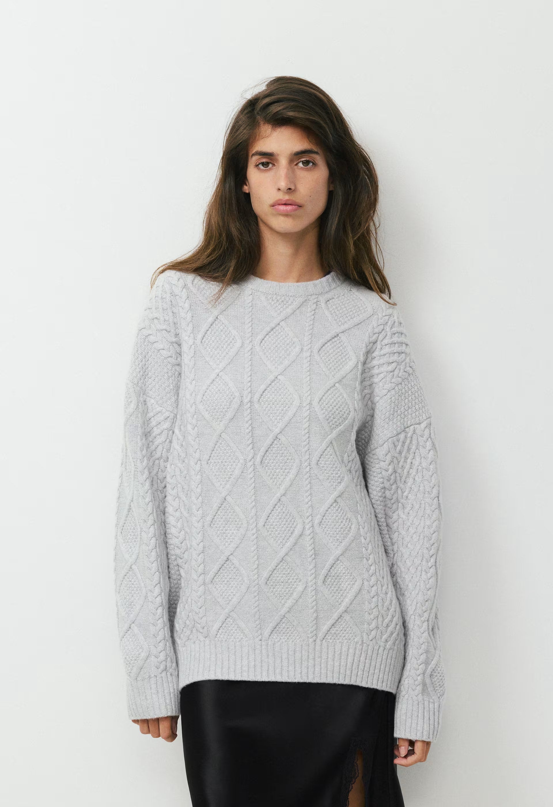 Peggy Sweater - HEATHER CHROME