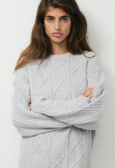 Peggy Sweater - HEATHER CHROME