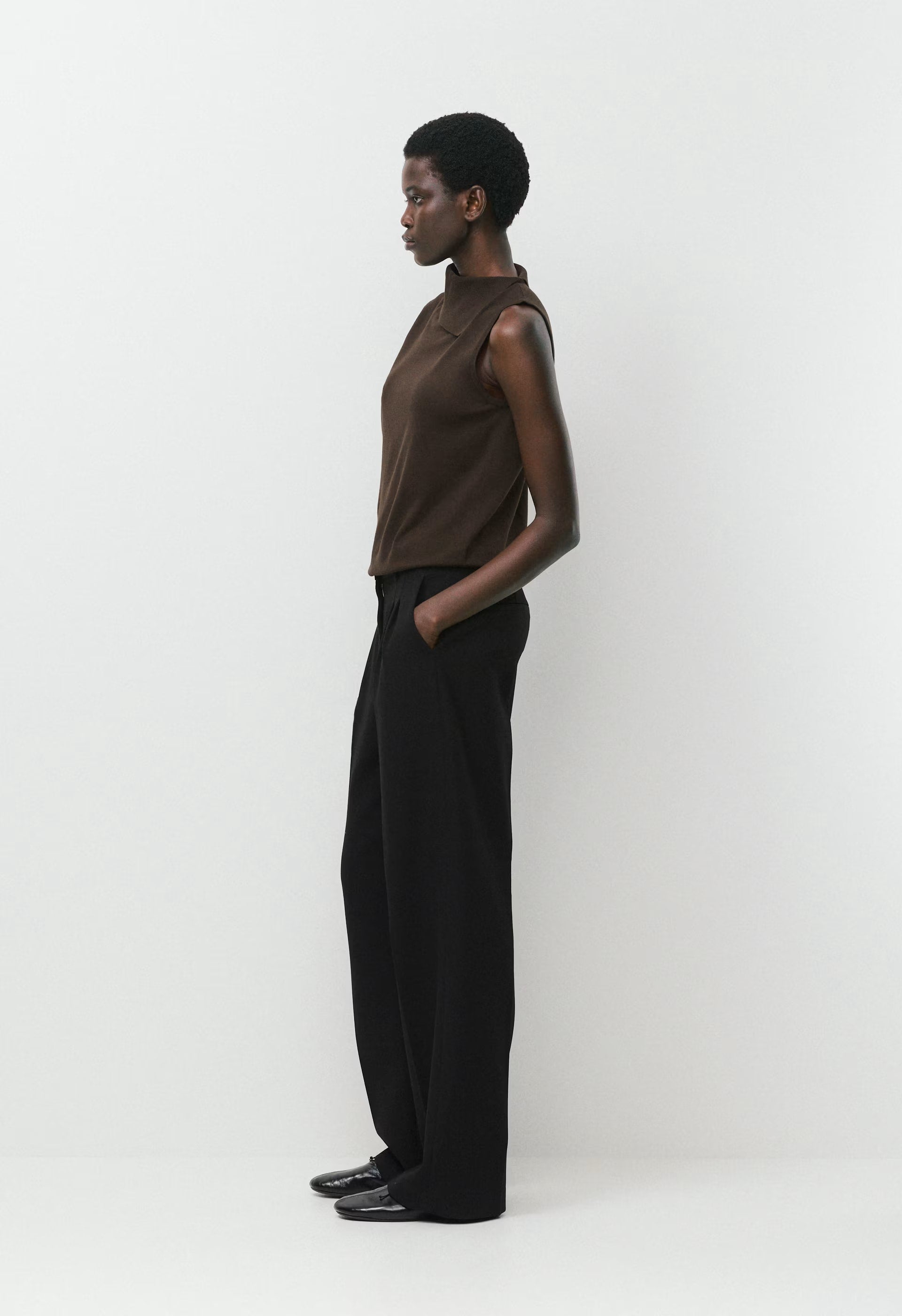 Propel Top - Wonder Yarn - CACAO NIB BROWN