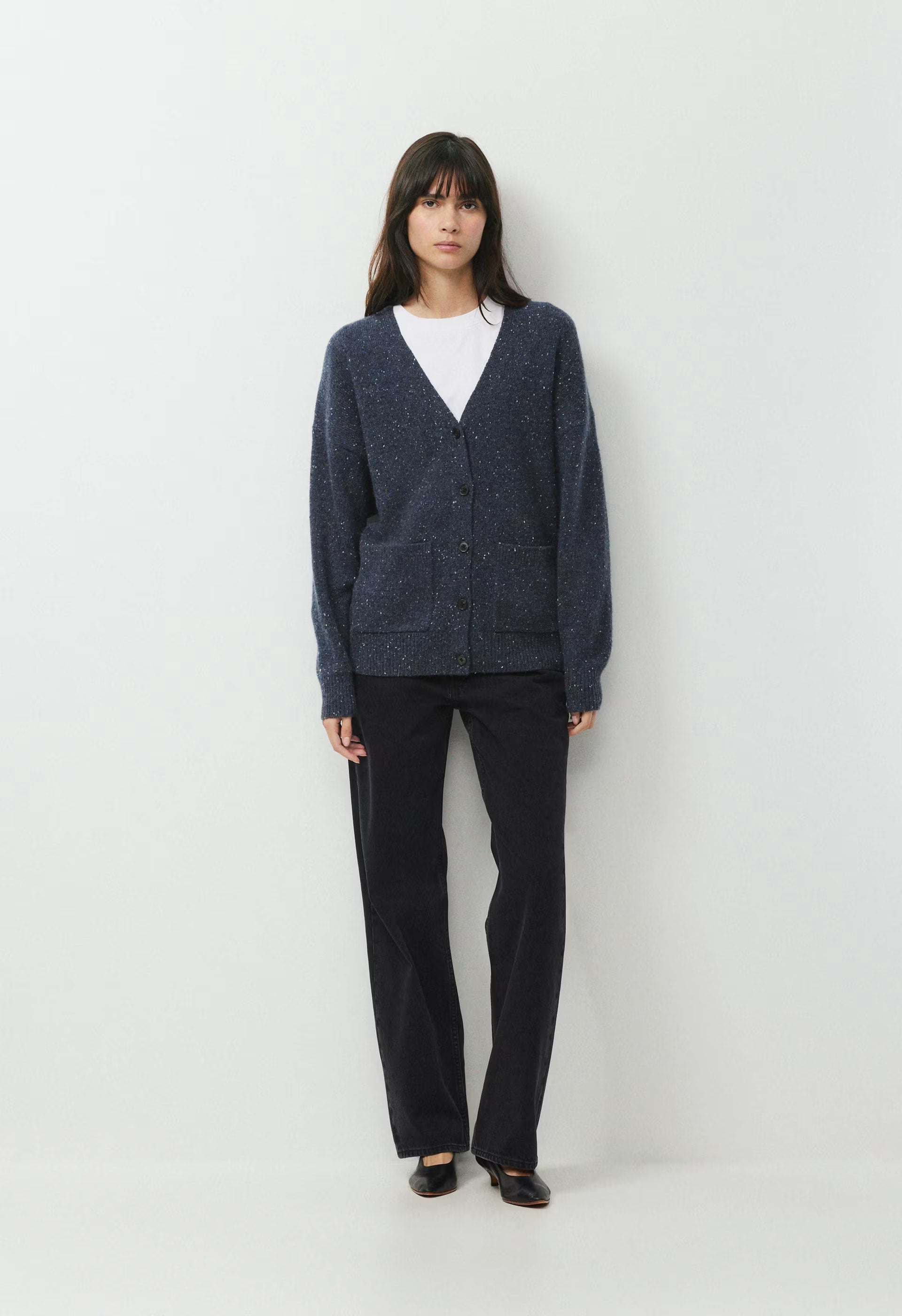 Nook Cardigan - SPECKLED CHARCOAL