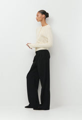 Bare Cashmere Noteworthy Cardigan - SEASIDE CREAM