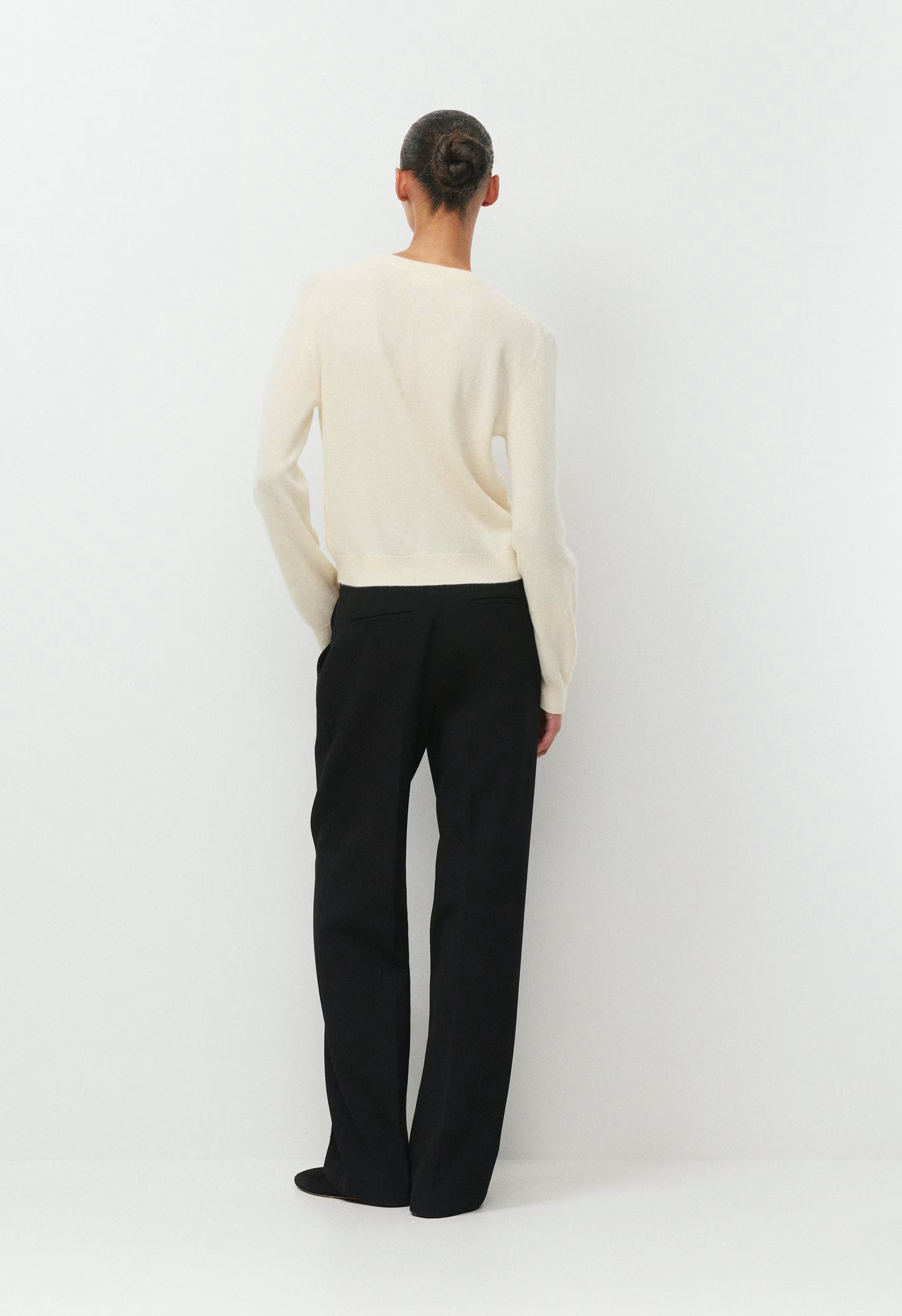 Bare Cashmere Noteworthy Cardigan - SEASIDE CREAM
