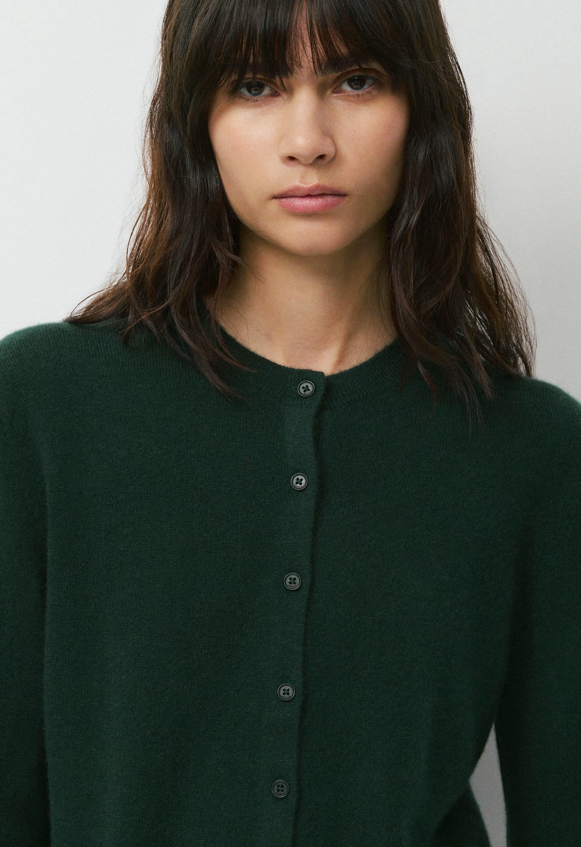Bare Cashmere Noteworthy Cardigan - FIGTREE GREEN