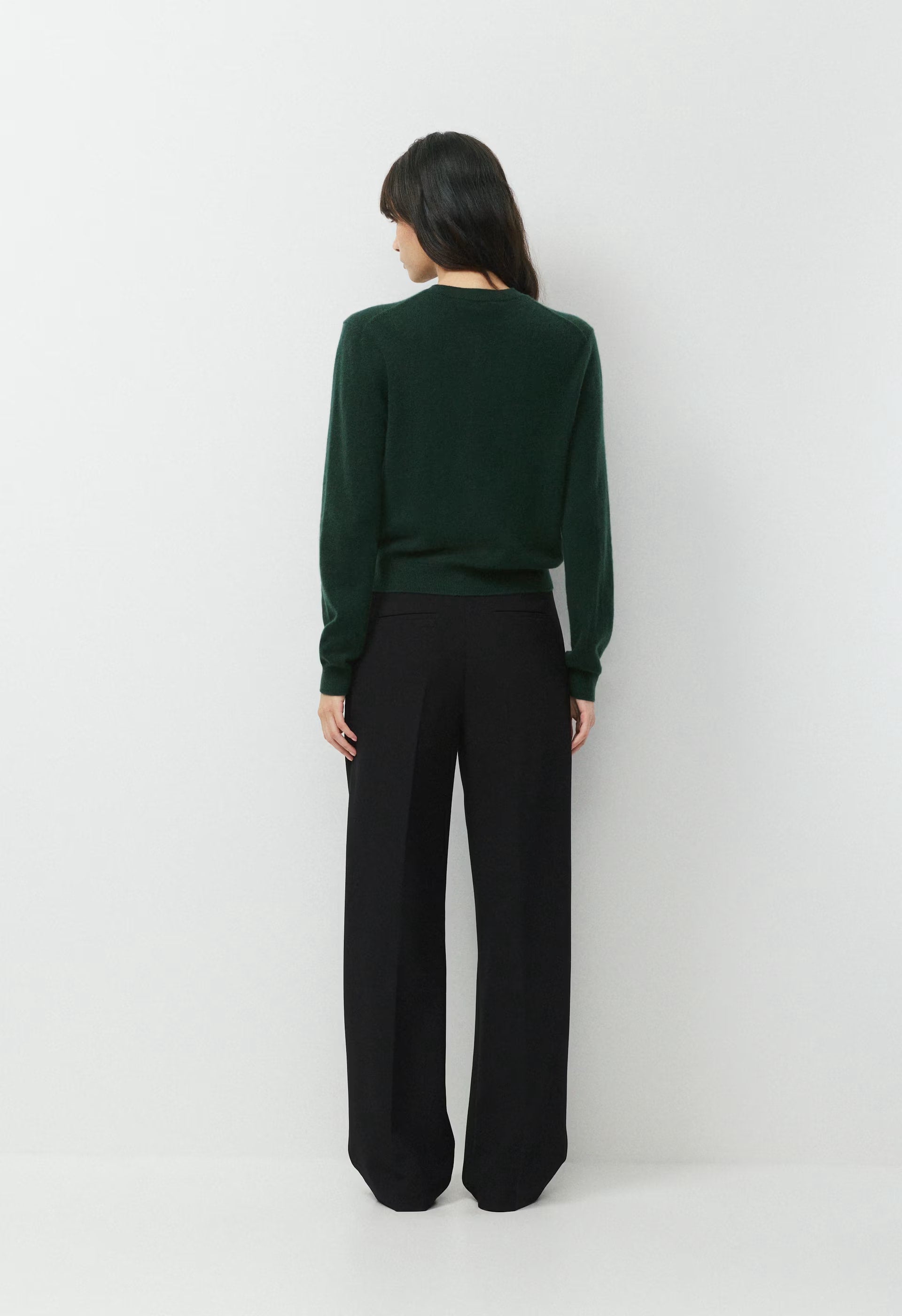 Bare Cashmere Noteworthy Cardigan - FIGTREE GREEN