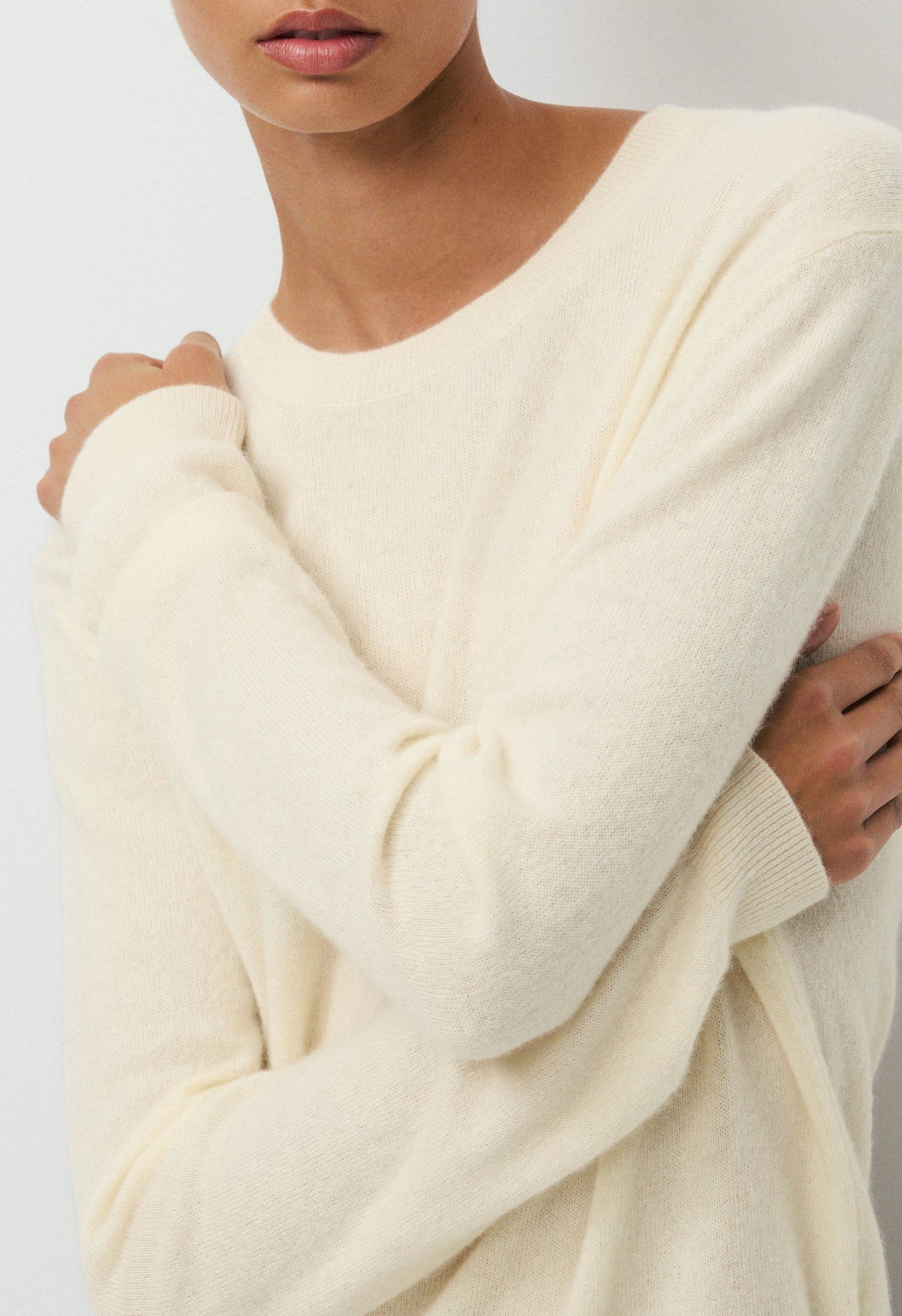 Bare Cashmere Bloor Sweater - SEASIDE CREAM