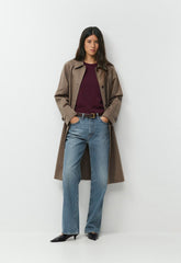 Bare Cashmere Bloor Sweater - GALA PLUM