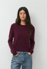 Bare Cashmere Bloor Sweater - GALA PLUM