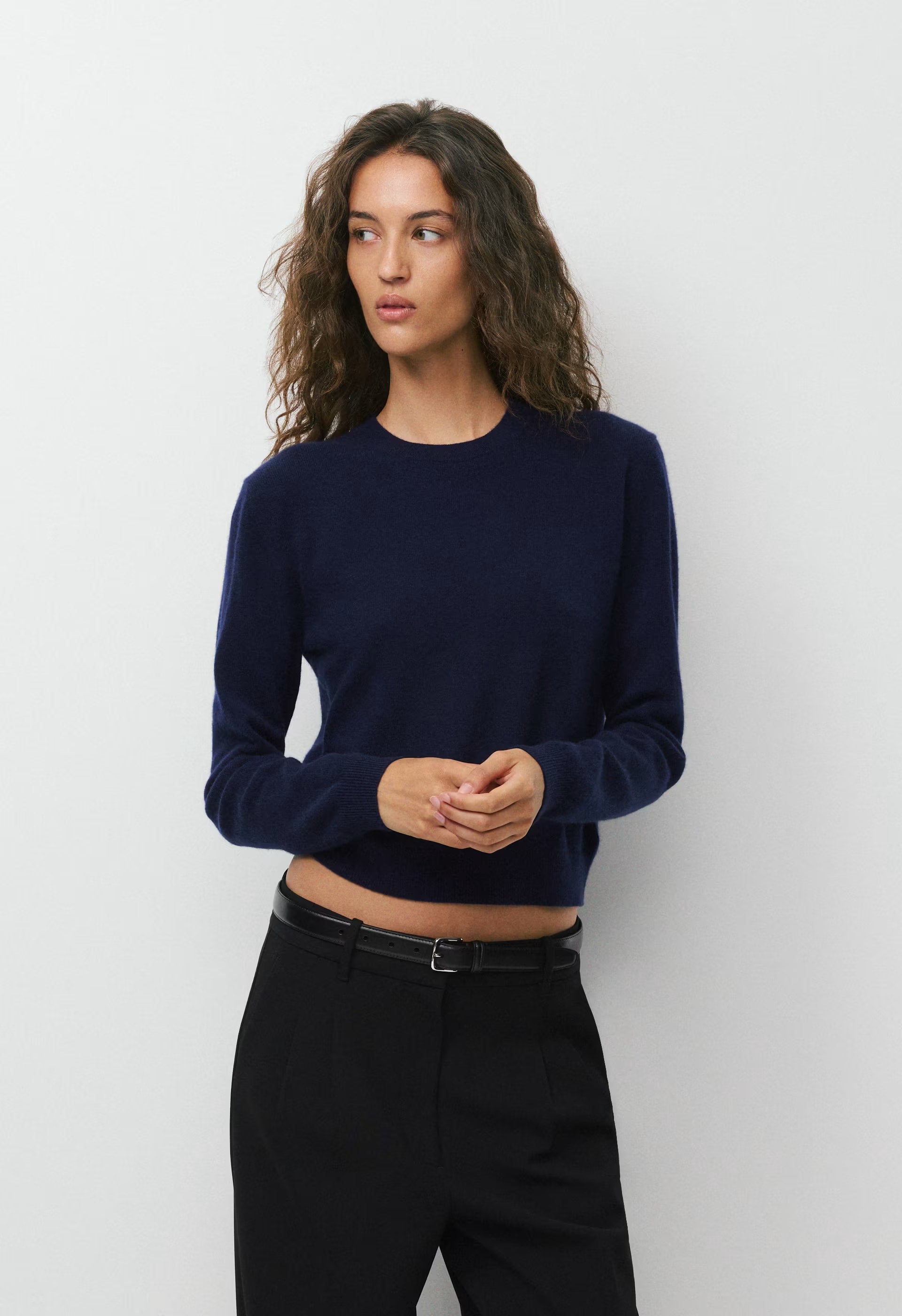 Bare Cashmere Bloor Sweater - ADMIRAL NAVY