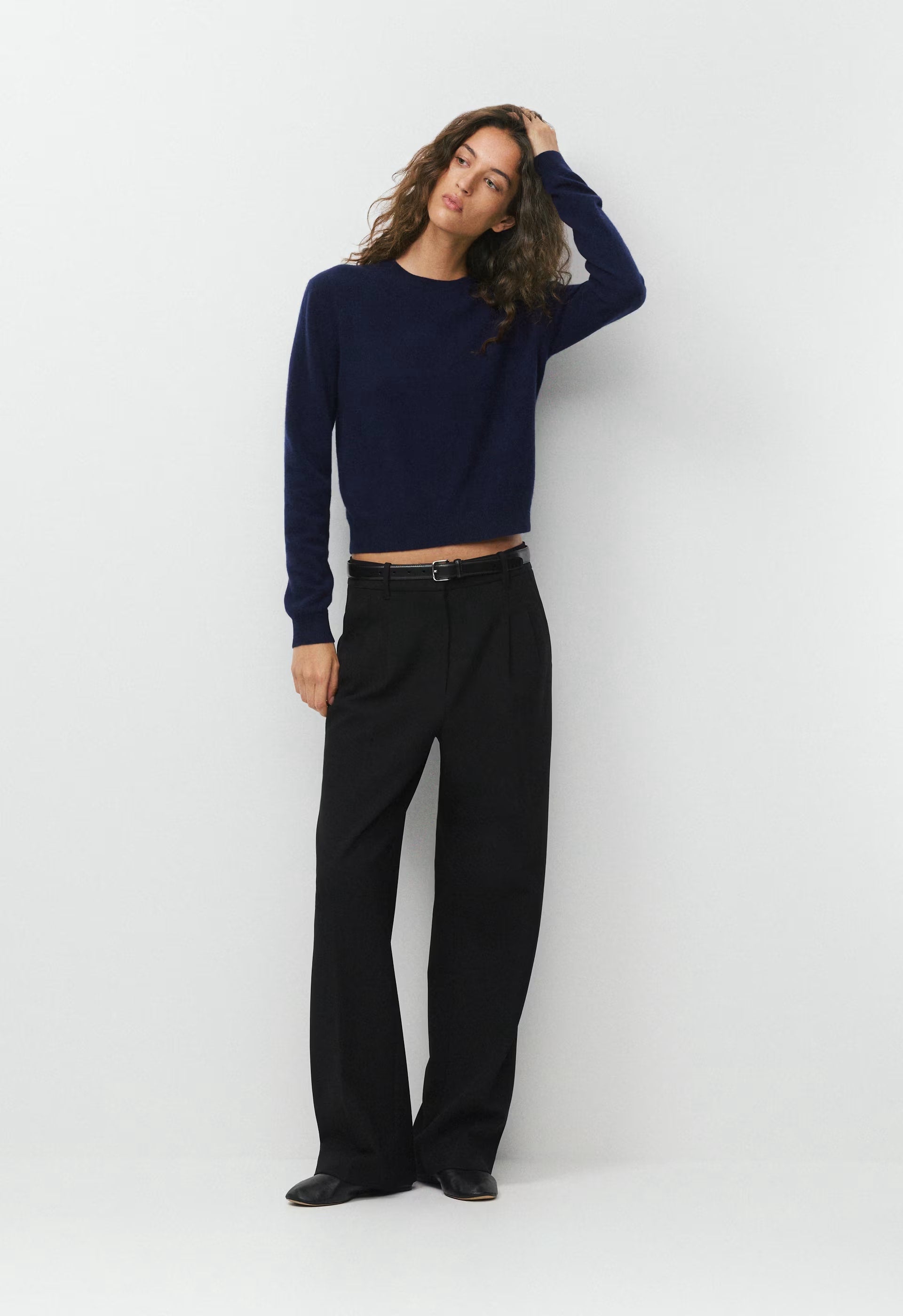 Bare Cashmere Bloor Sweater - ADMIRAL NAVY