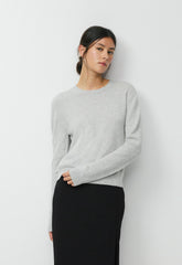 Bare Cashmere Bloor Sweater - HEATHER CHROME