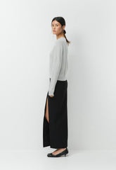 Bare Cashmere Bloor Sweater - HEATHER CHROME