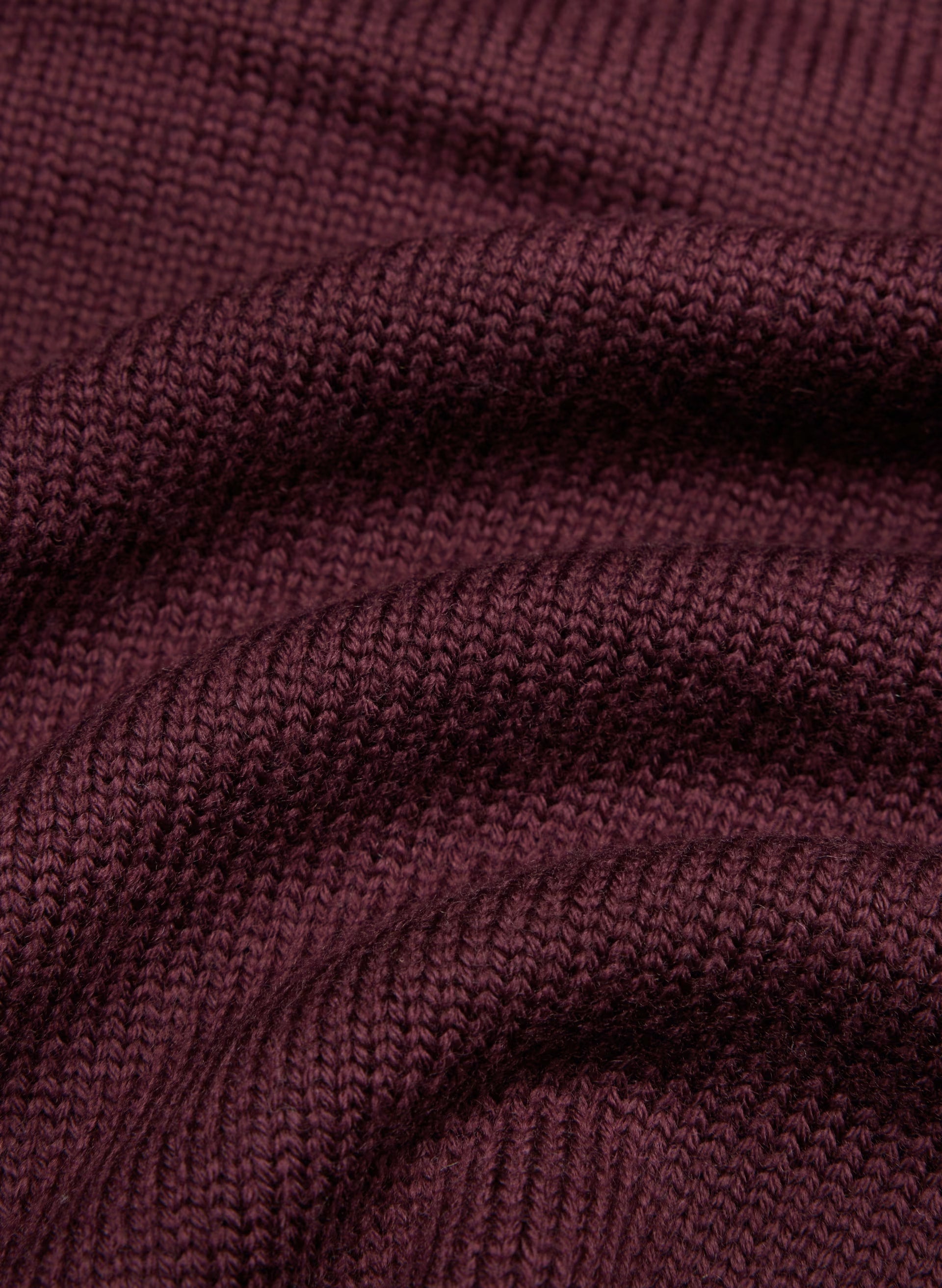 Essential Merino Wool Angle Sweater - GALA PLUM