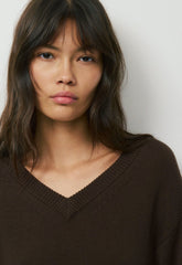 Essential Merino Wool Angle Sweater - CACAO NIB BROWN