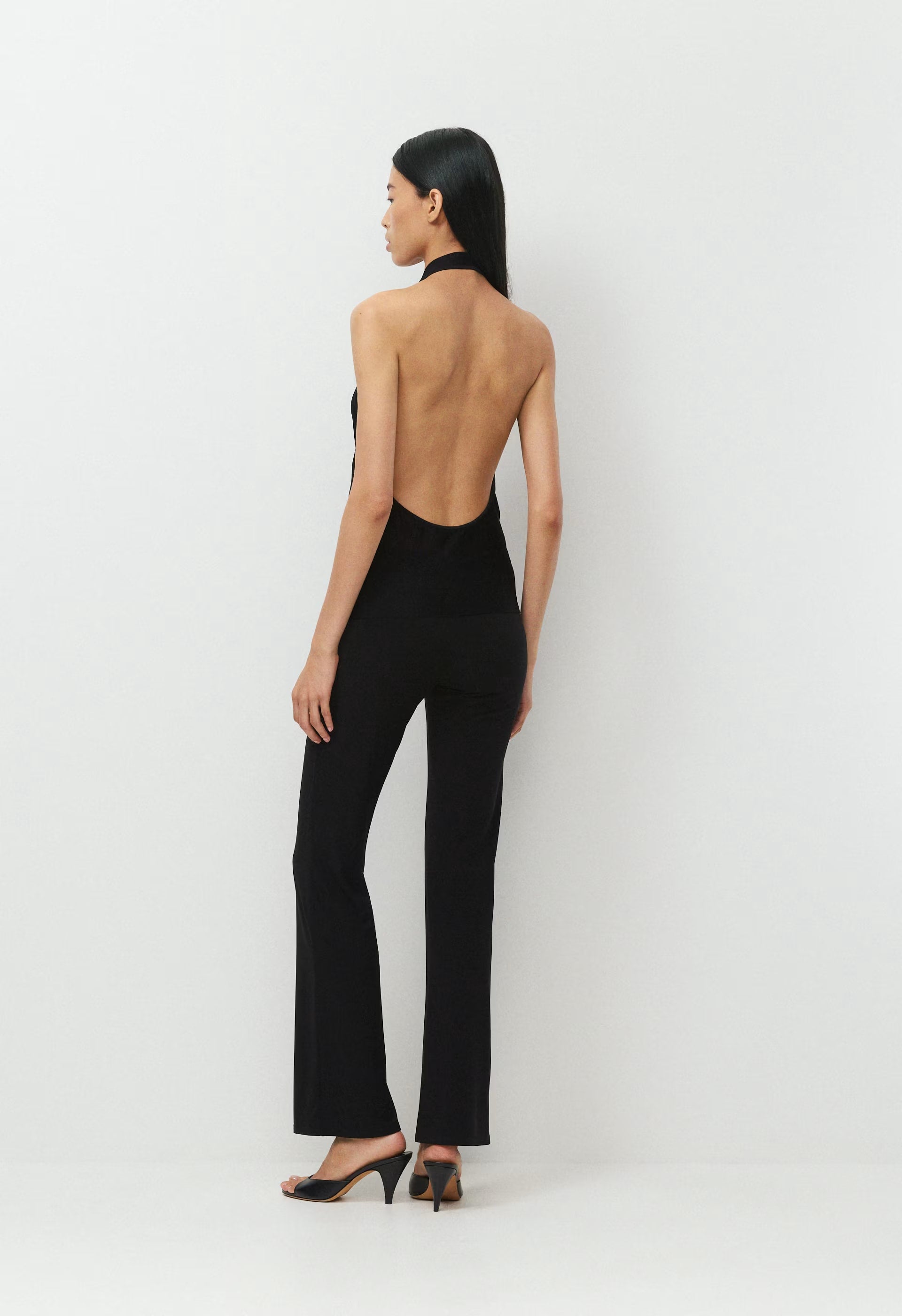 Encore Halter Top - BLACK