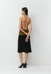 Encore Halter Top - SHERRY OCHRE