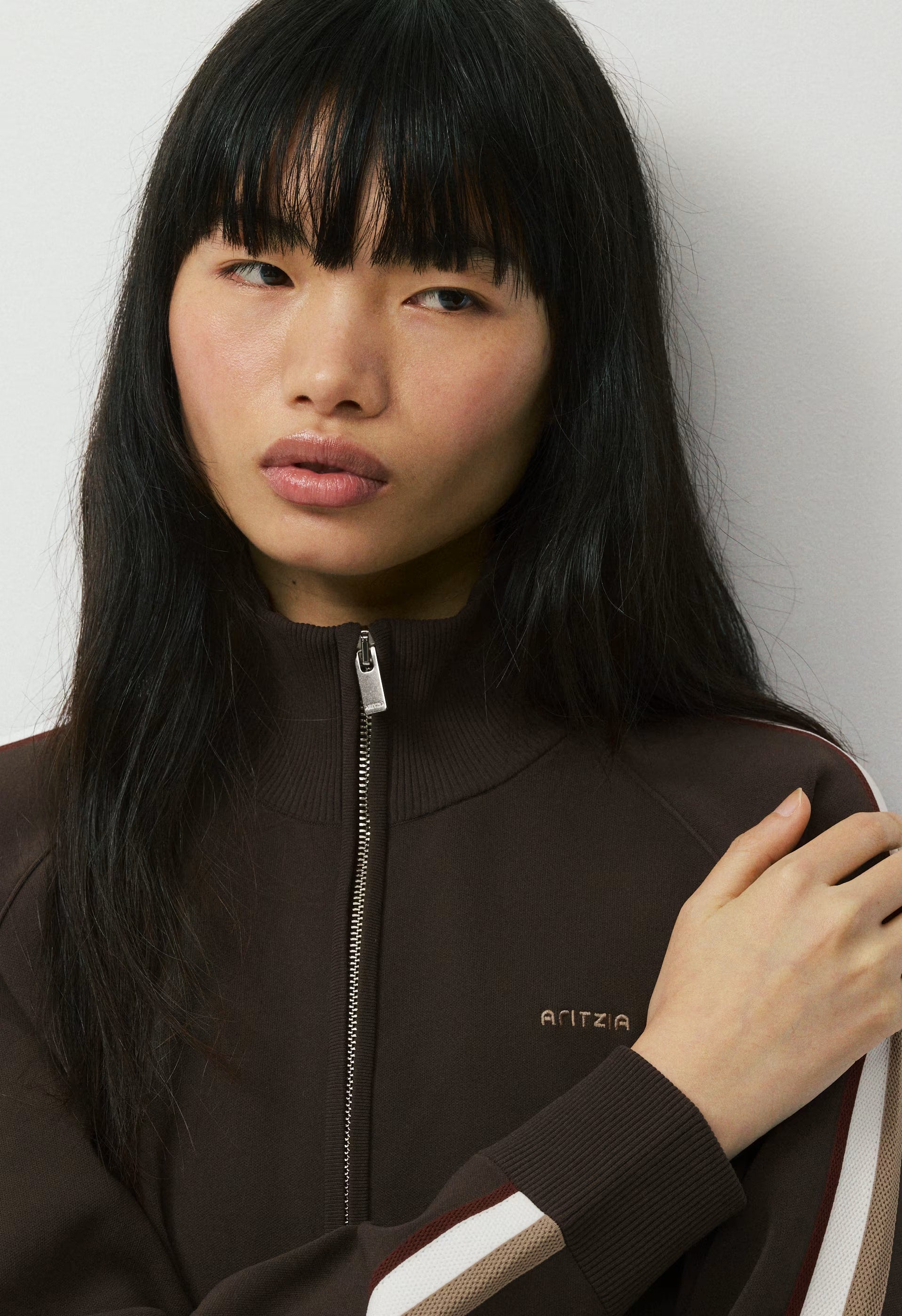 Offseason Zip-Up - CACAO NB BROWN/MULTI