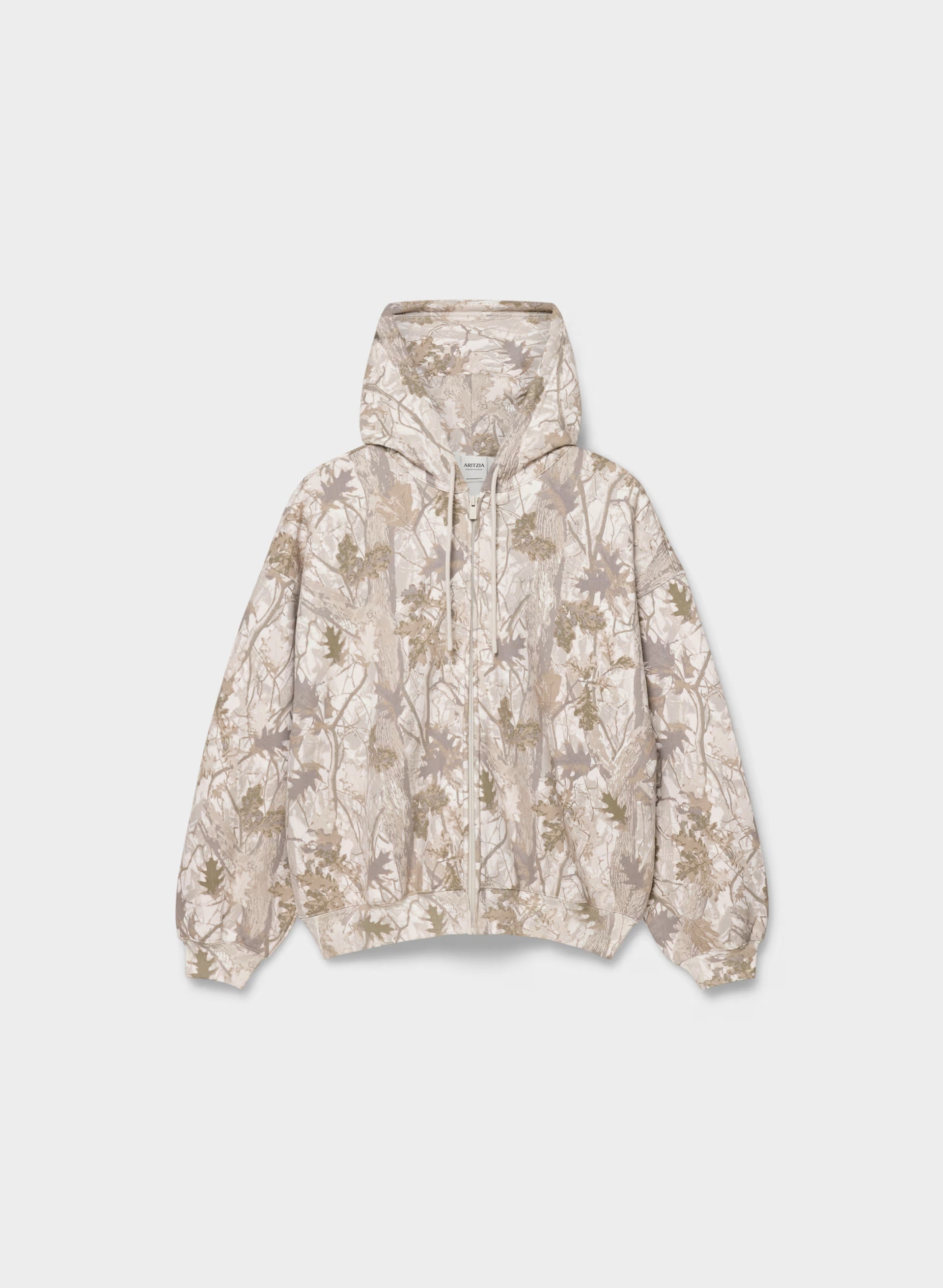 Cozy Sweatfleece Mega Zip Hoodie - FLUENT TAUP NATURESCAP