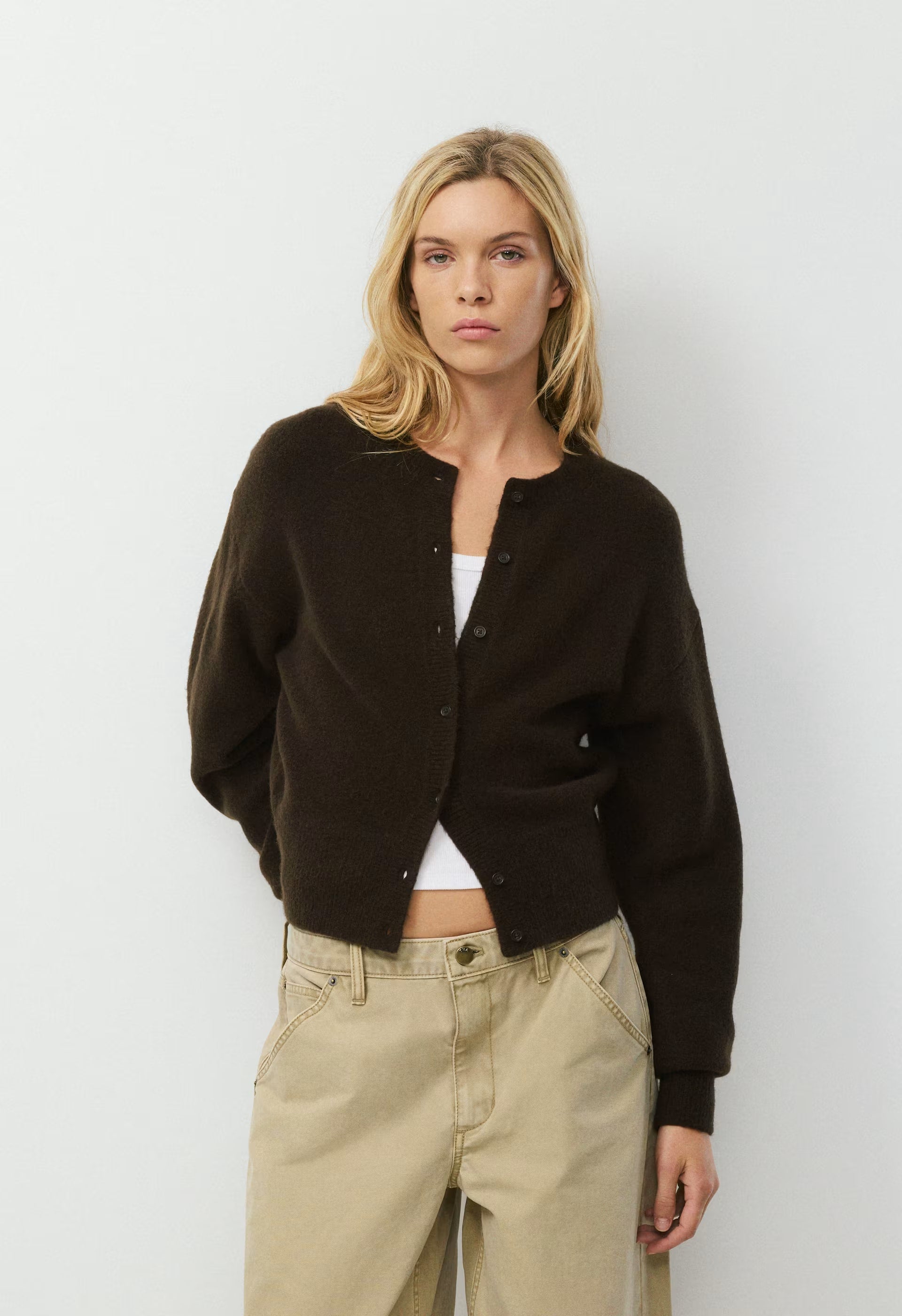 Joyride Cardigan - CACAO NIB BROWN