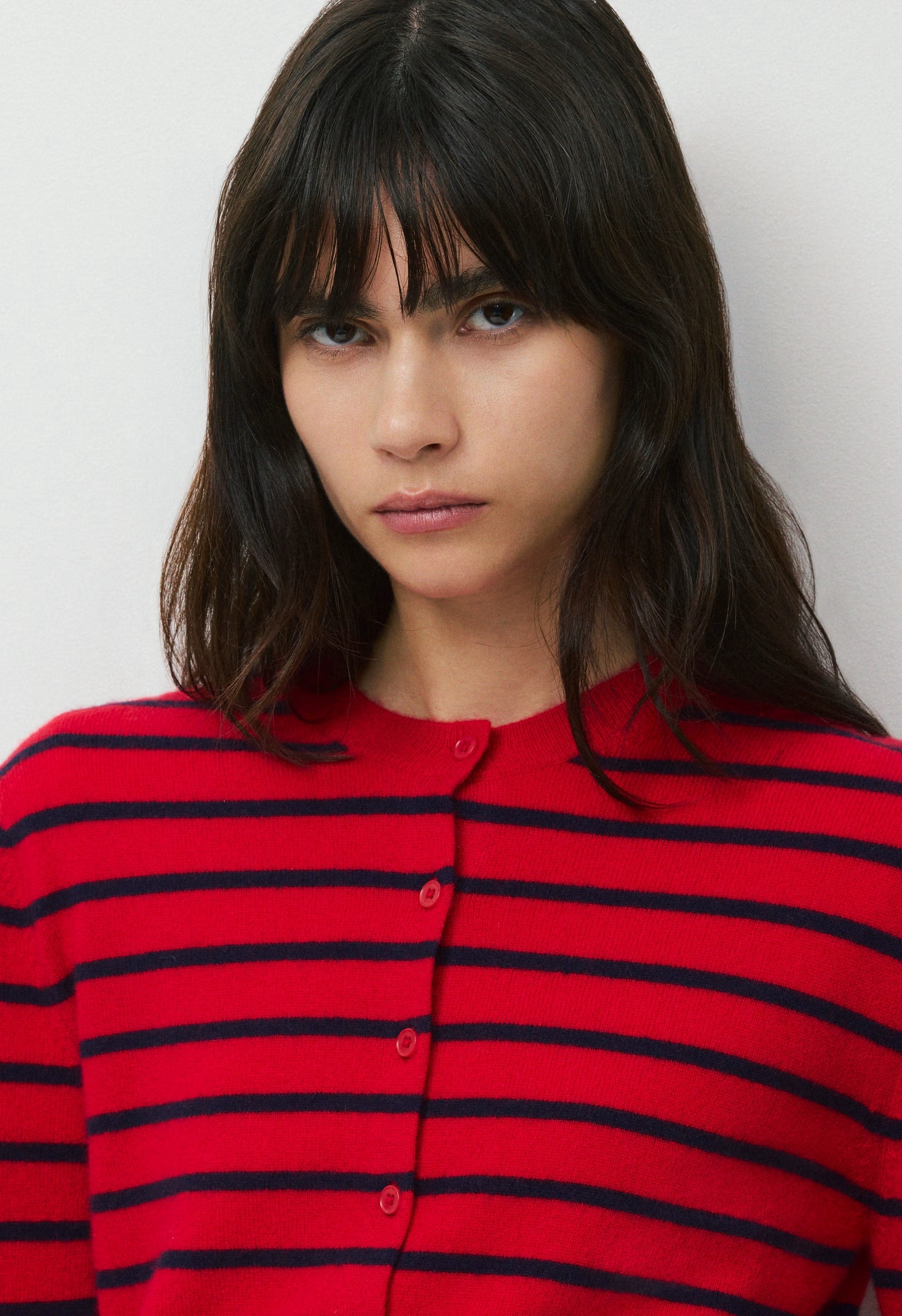 Bare Cashmere Noteworthy Cardigan - FLSHNG RD/ AD NAVY