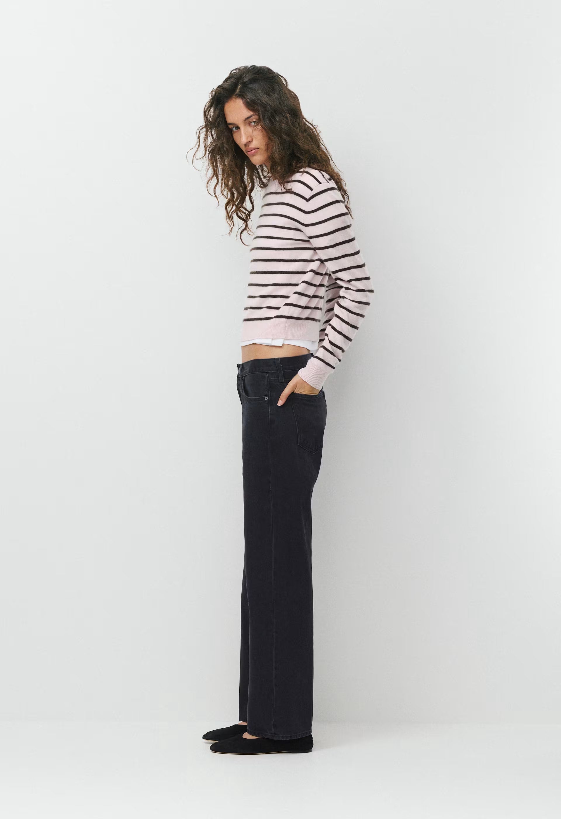 Bare Cashmere Bloor Sweater - MGNOLIA/CACAO NIB BRWN