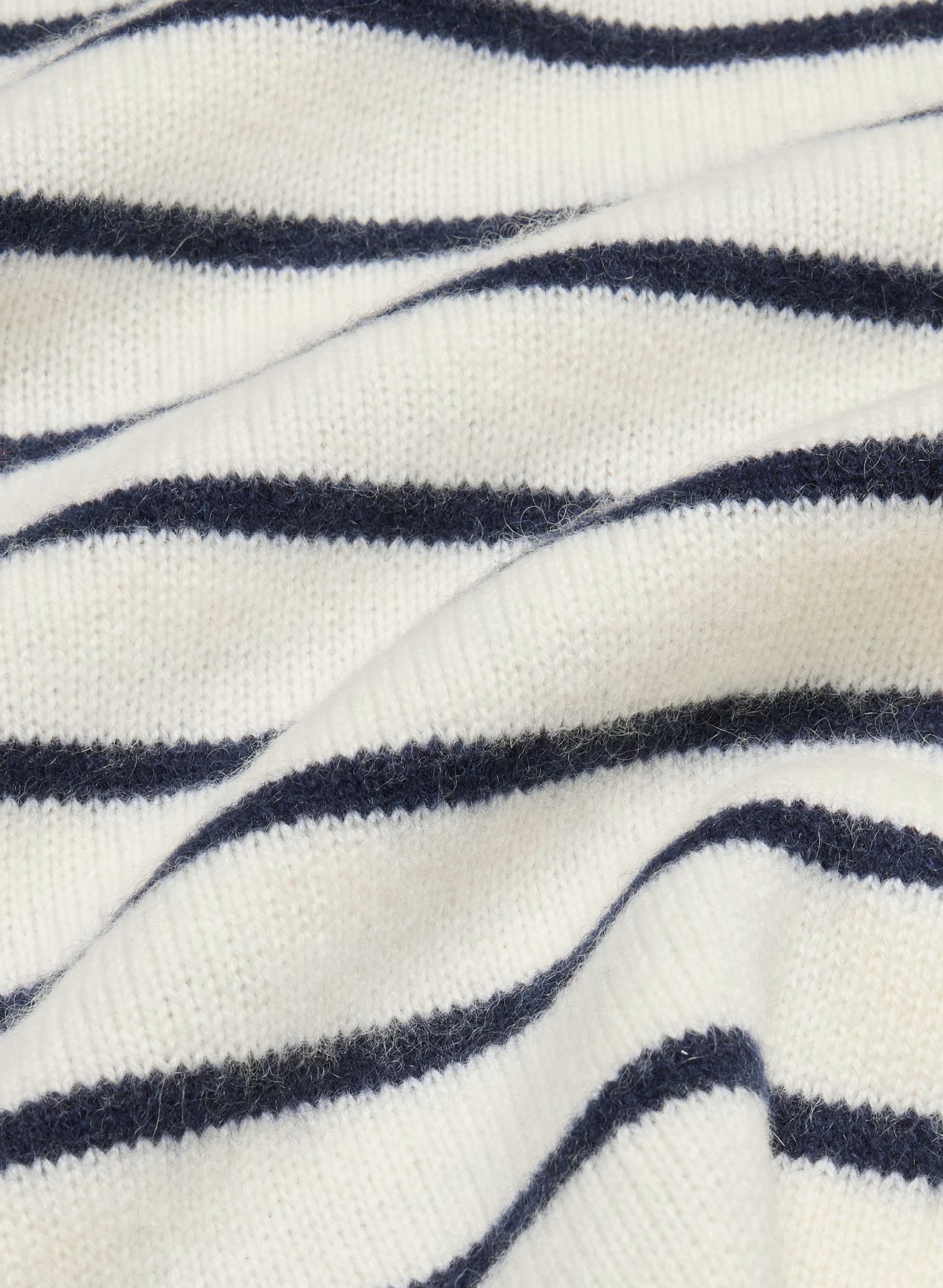 Essential Cashmere Idyllic Zip Hoodie - LGHT BRCH/ADML NVY