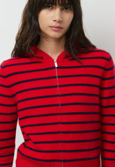 Essential Cashmere Idyllic Zip Hoodie - FLSHNG RD/ AD NAVY