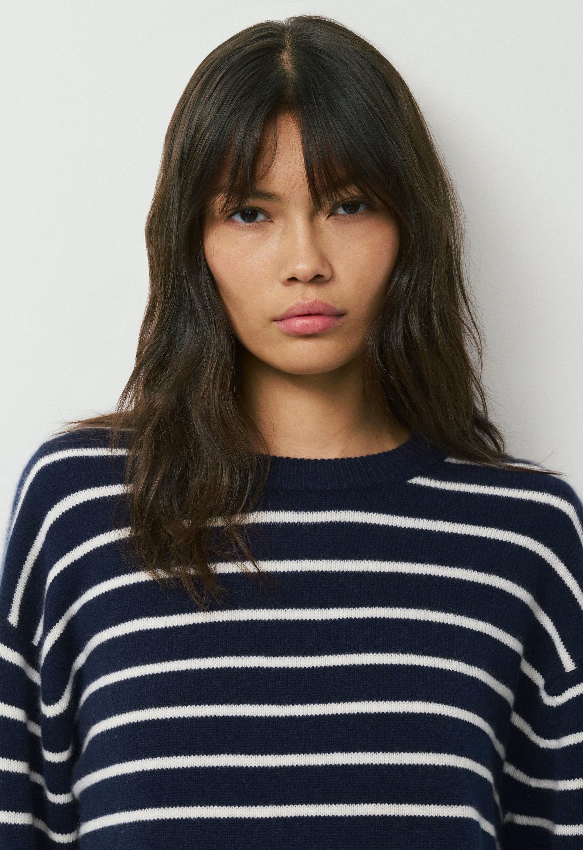 Essential Cashmere Relic Sweater - ADMIRAL NVY/LT BIRCH