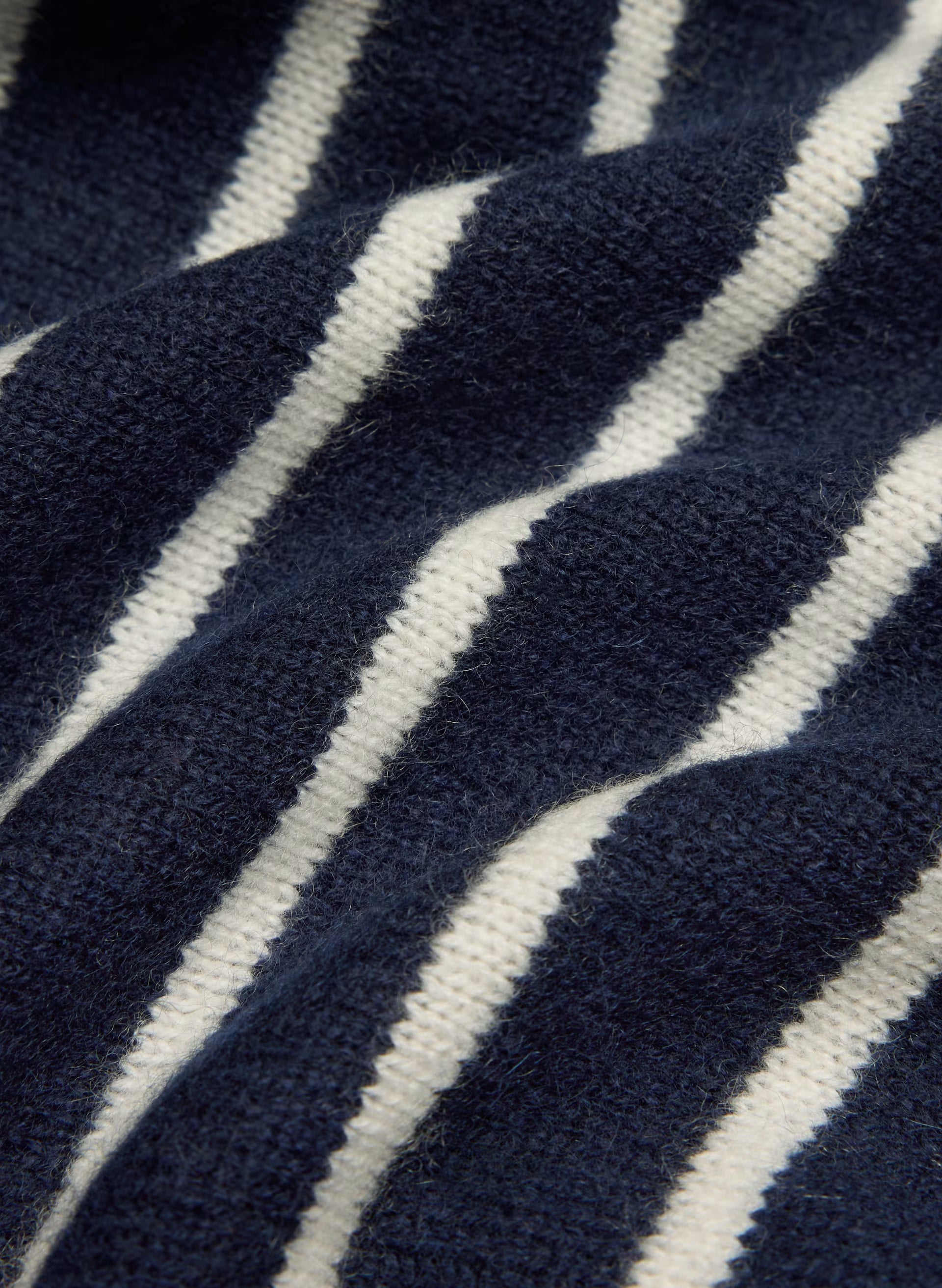 Essential Cashmere Catalogue Zip-Up - ADMIRAL NVY/LT BIRCH