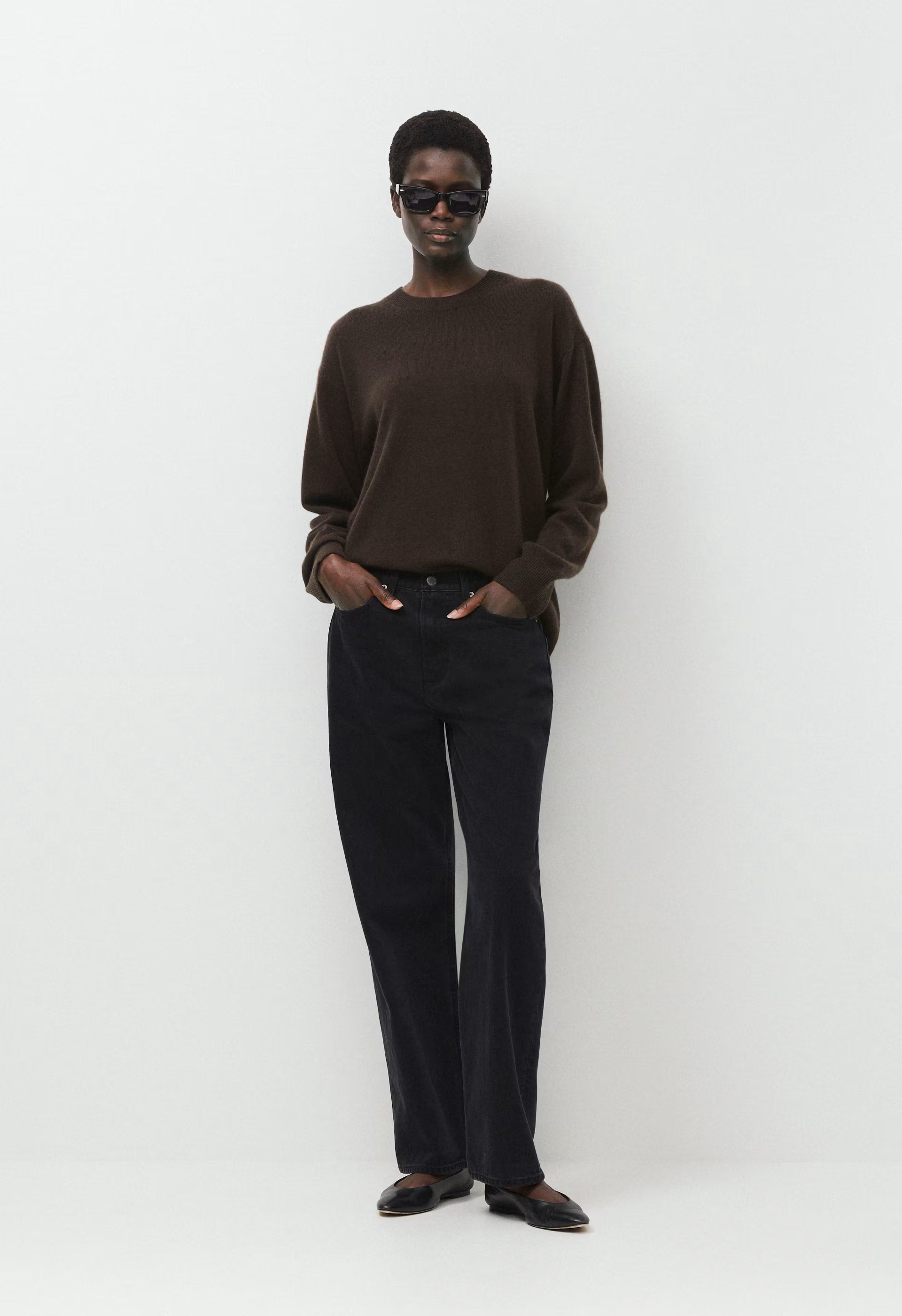 Bare Cashmere Meticulous Sweater - HEATHER CHROME