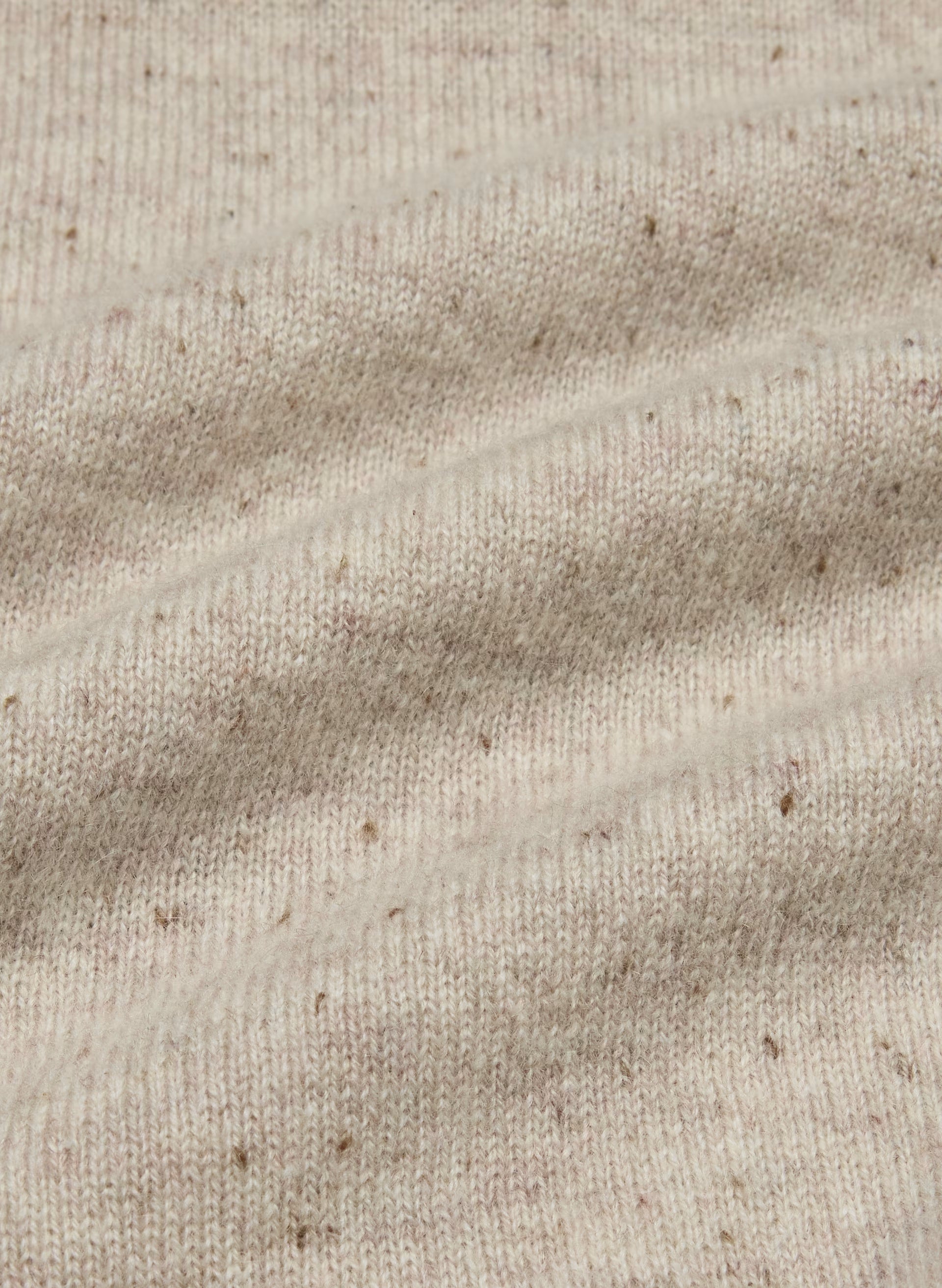 Bare Cashmere Meticulous Sweater - SPECKLED MRCN BEIGE