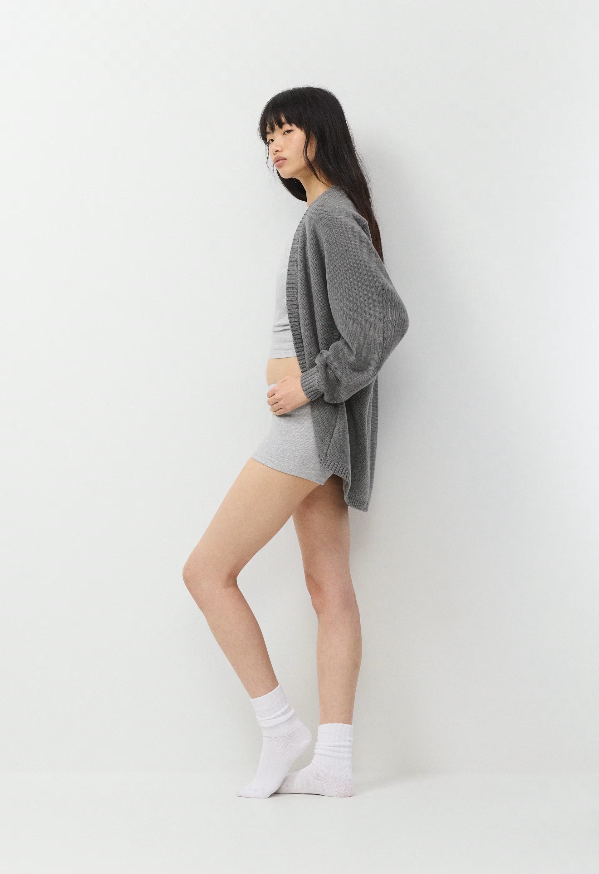 Gramercy Below Bum Shrug - HEATHER DARK GREY