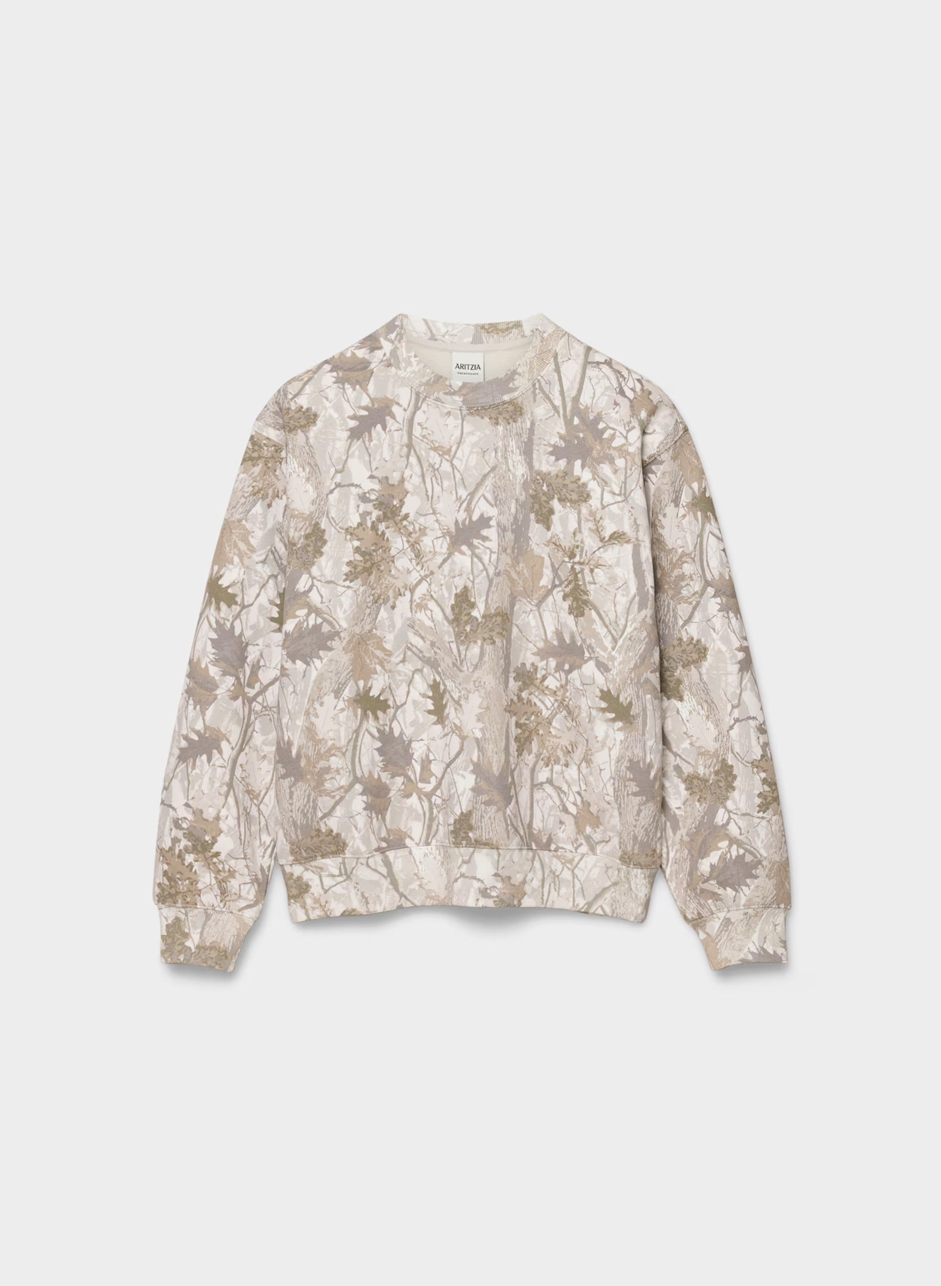 Cozy Sweatfleece Perfect Crew Sweatshirt - FLUENT TAUP NATURESCAP