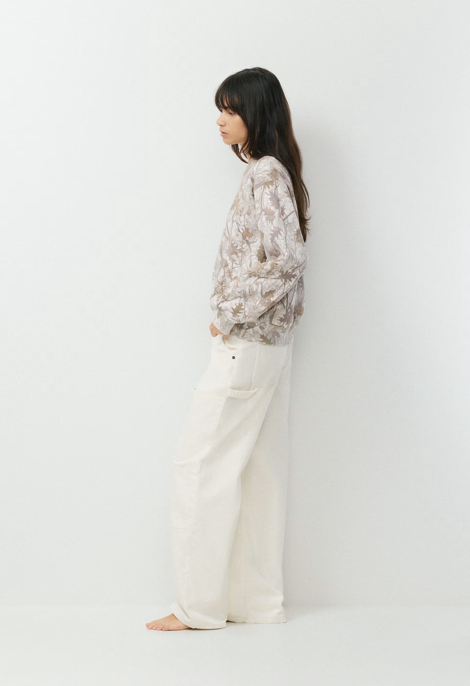 Cozy Sweatfleece Perfect Crew Sweatshirt - FLUENT TAUP NATURESCAP