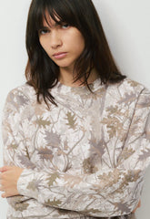 Cozy Sweatfleece Perfect Crew Sweatshirt - FLUENT TAUP NATURESCAP
