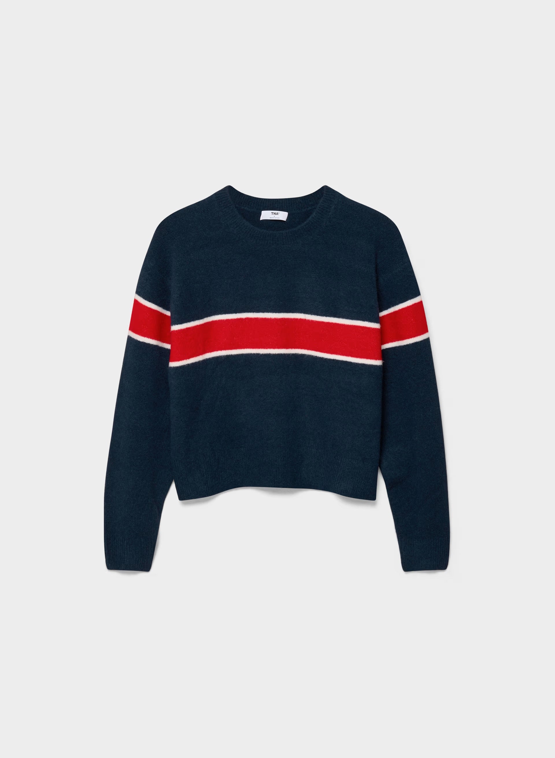 Outpost Sweater - ADMRL NAVY/FLSHNG RED