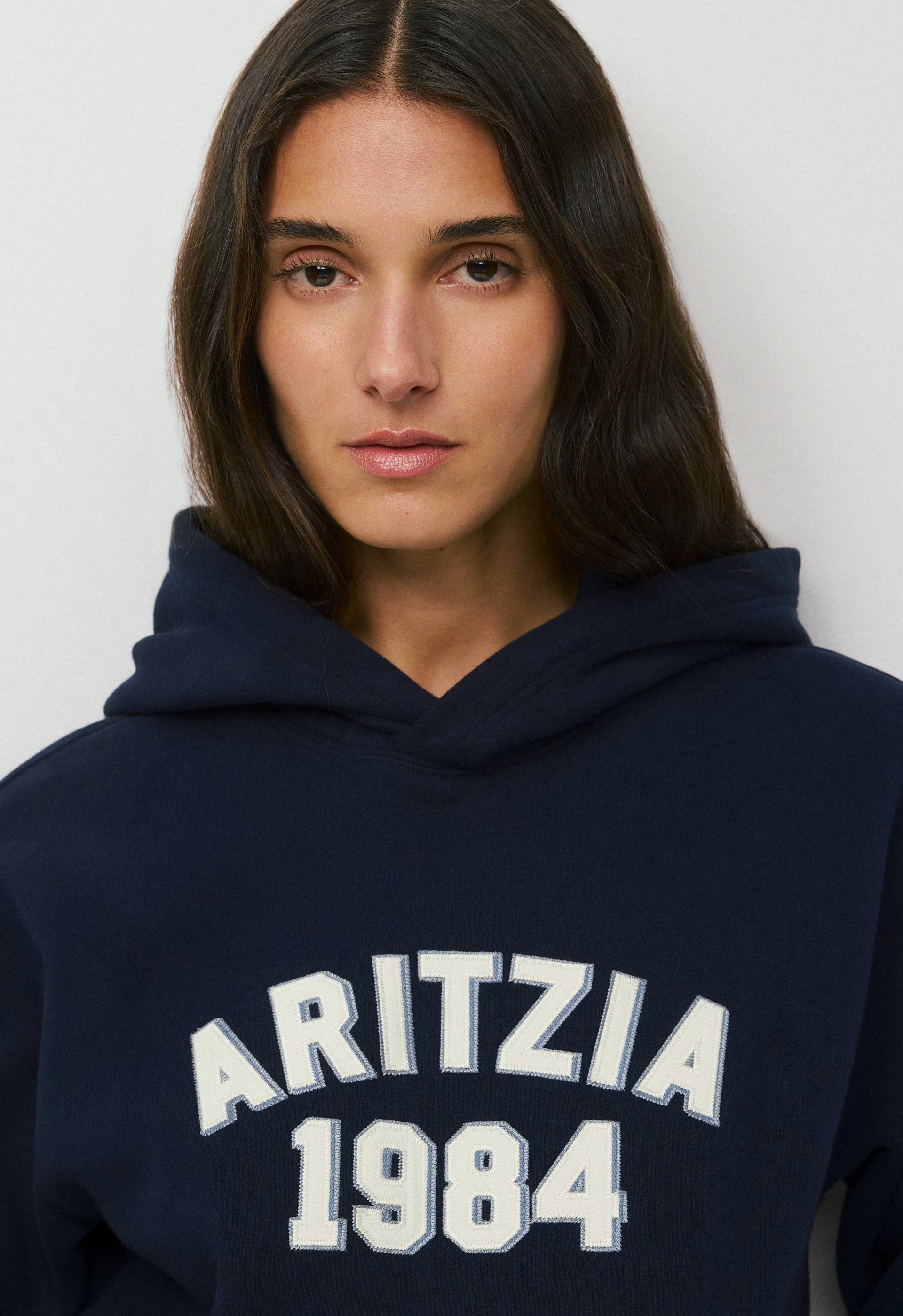 Cozy Sweatfleece Perfect Hoodie - ADMIRAL NVY/LT BIRCH