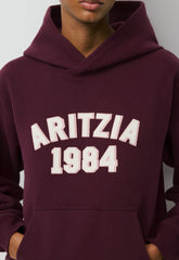 Cozy Sweatfleece Perfect Hoodie - GALA PLUM/ LT BIRCH