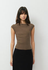 Stroll Top - Wonder Yarn - HEATHER DARK CHOCOLATE