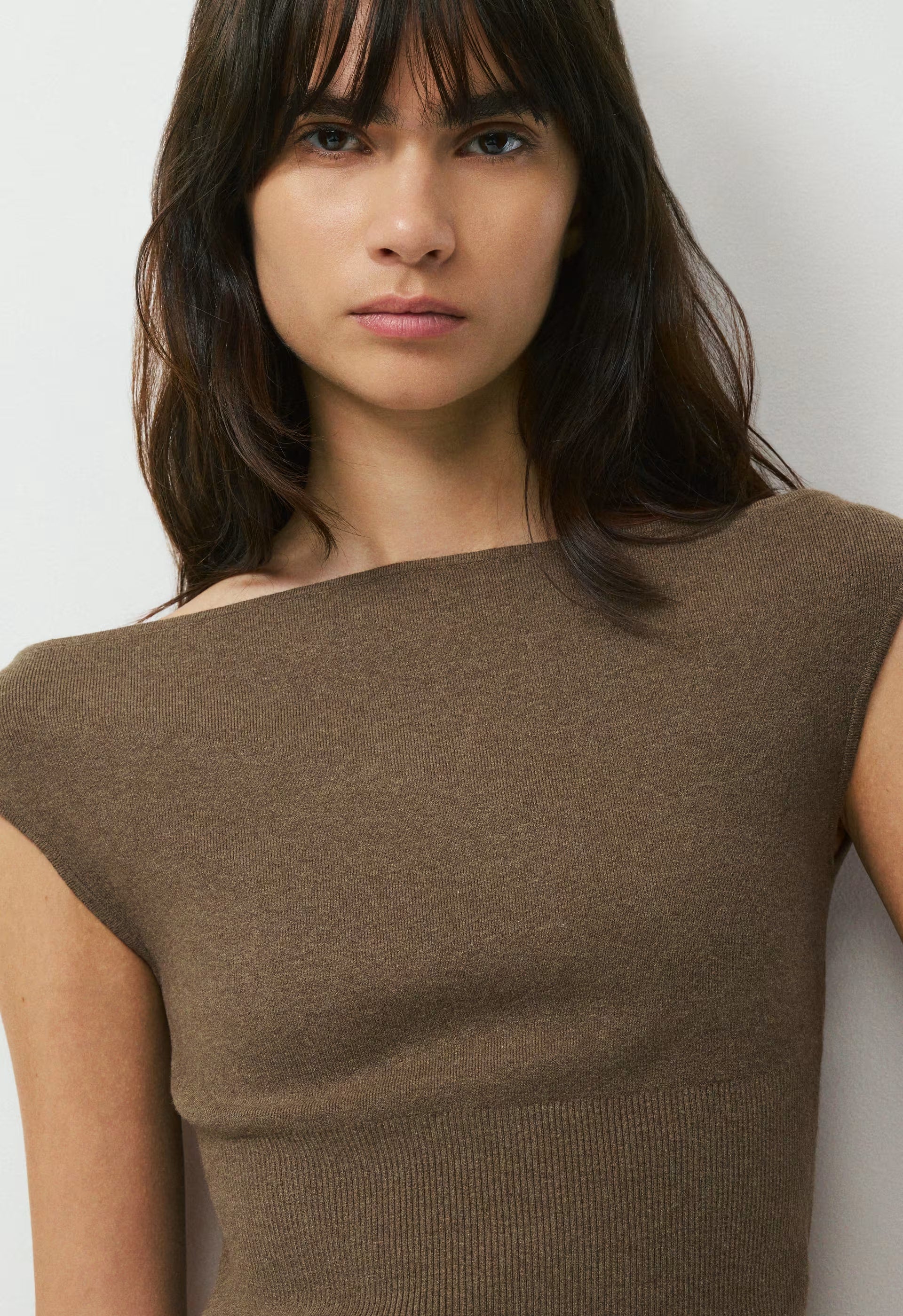 Stroll Top - Wonder Yarn - HEATHER DARK CHOCOLATE