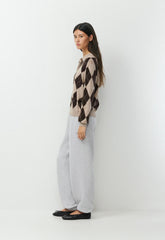 Bare Merino Wool Aspect Polo Sweater - H ND TPE/CC NB BRWN