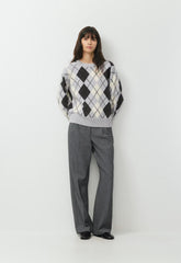 Essential Merino Wool View Sweater - H CHROME/ LIGHT BIRCH