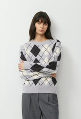 Essential Merino Wool View Sweater - H CHROME/ LIGHT BIRCH