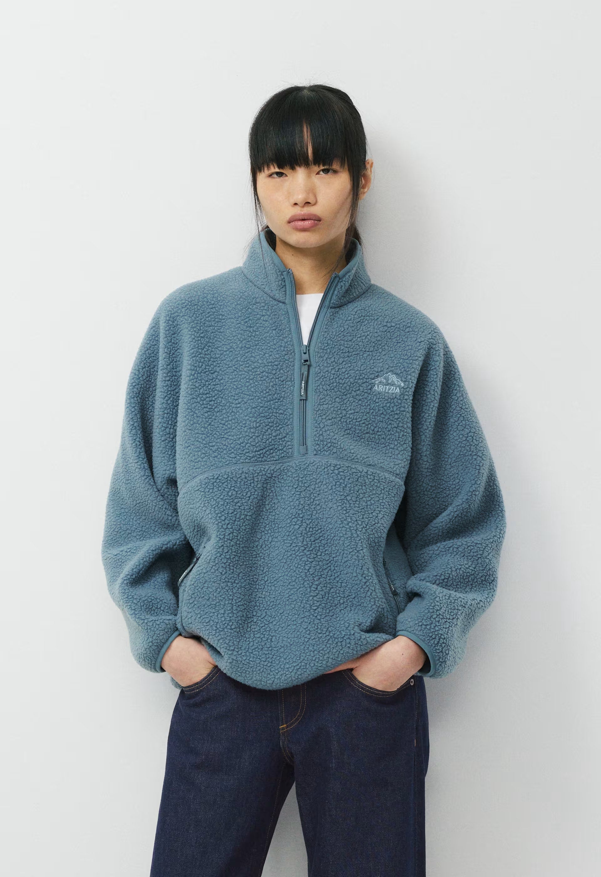 Polartec® Thermal Pro™ Highlands Hip Mockneck - BLUE MIRAGE