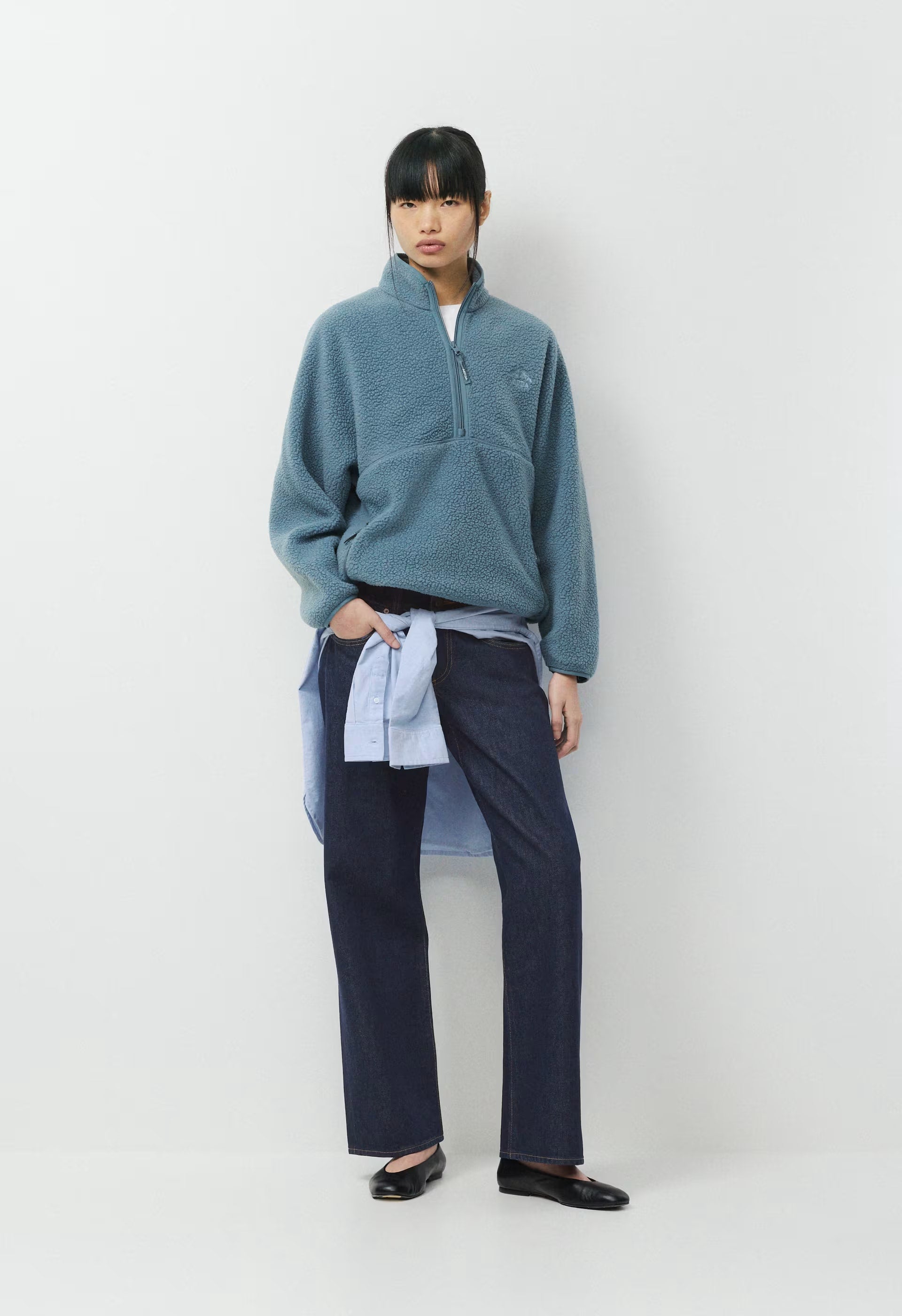 Polartec® Thermal Pro™ Highlands Hip Mockneck - BLUE MIRAGE