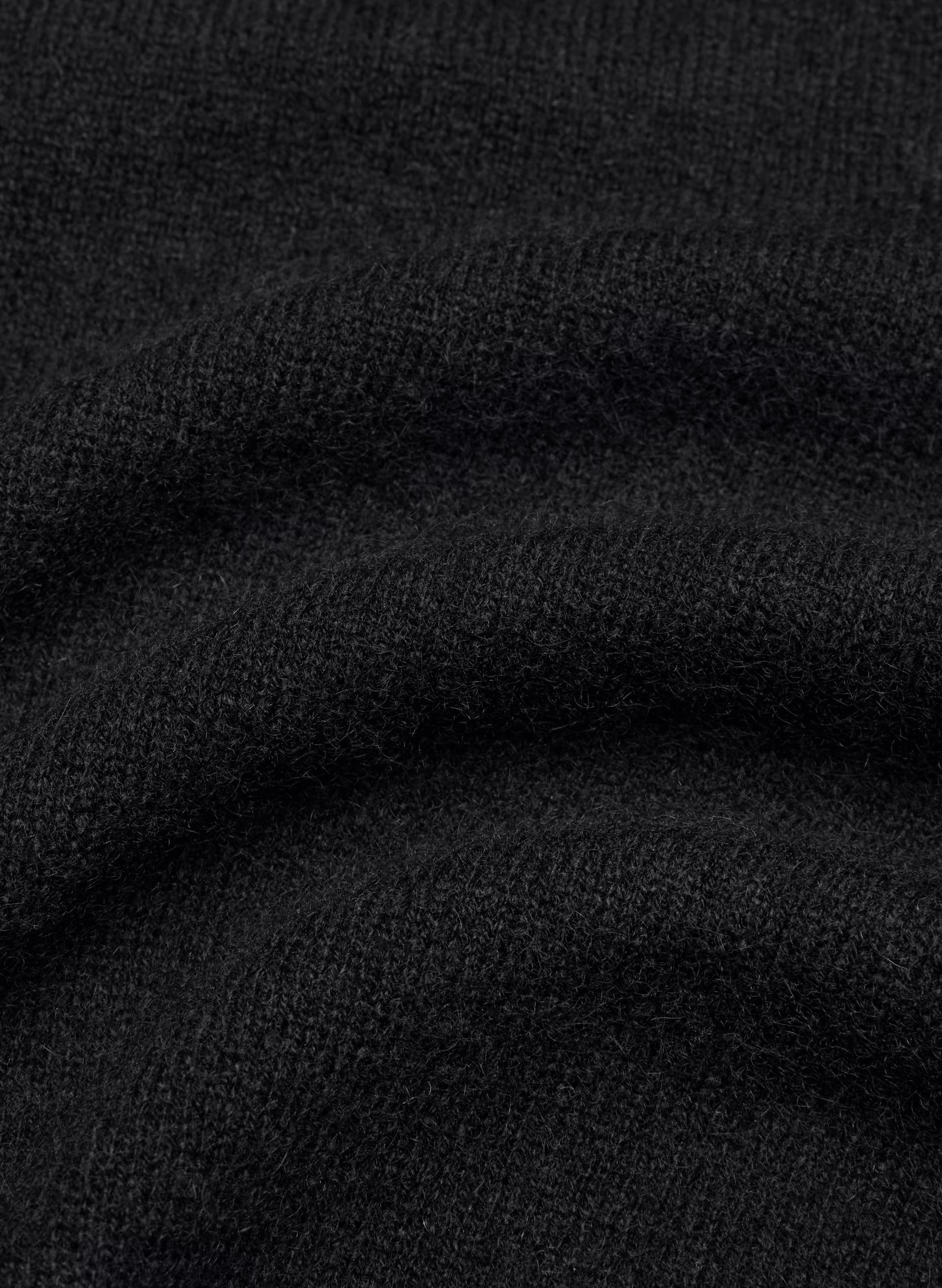 Bare Cashmere Opus Mockneck - BLACK