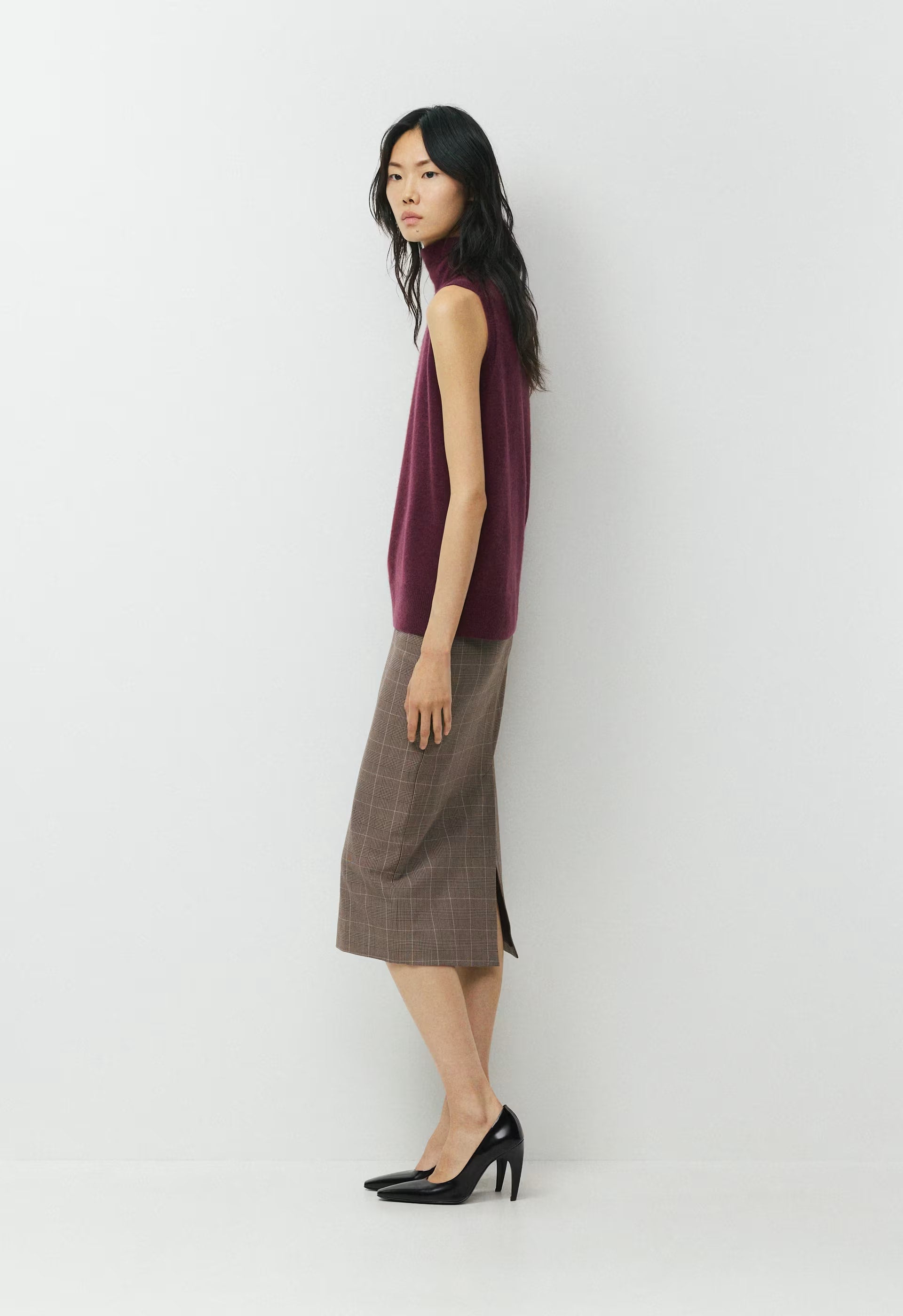 Bare Cashmere Opus Mockneck - GALA PLUM