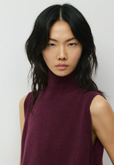Bare Cashmere Opus Mockneck - GALA PLUM