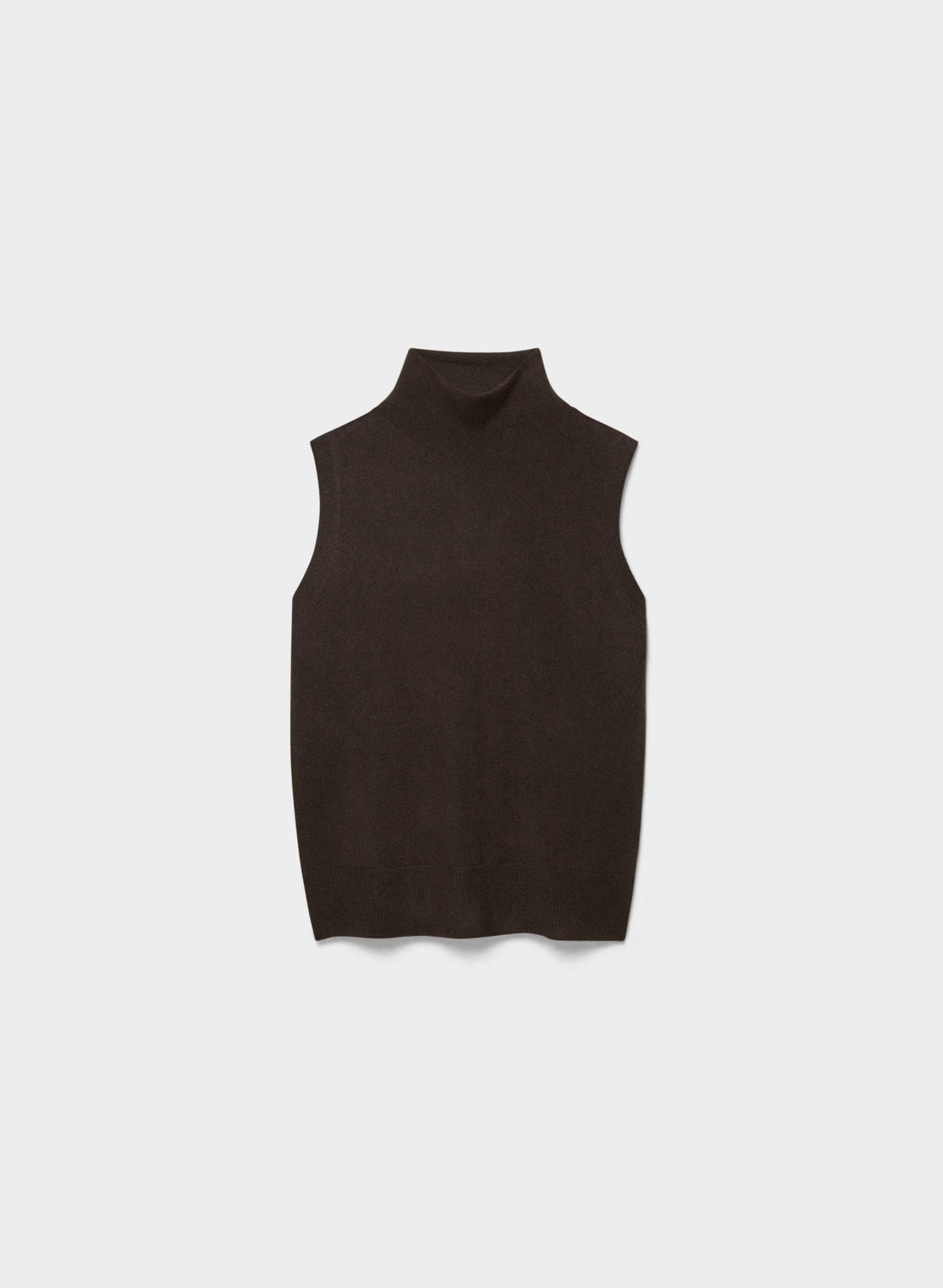 Bare Cashmere Opus Mockneck - CACAO NIB BROWN