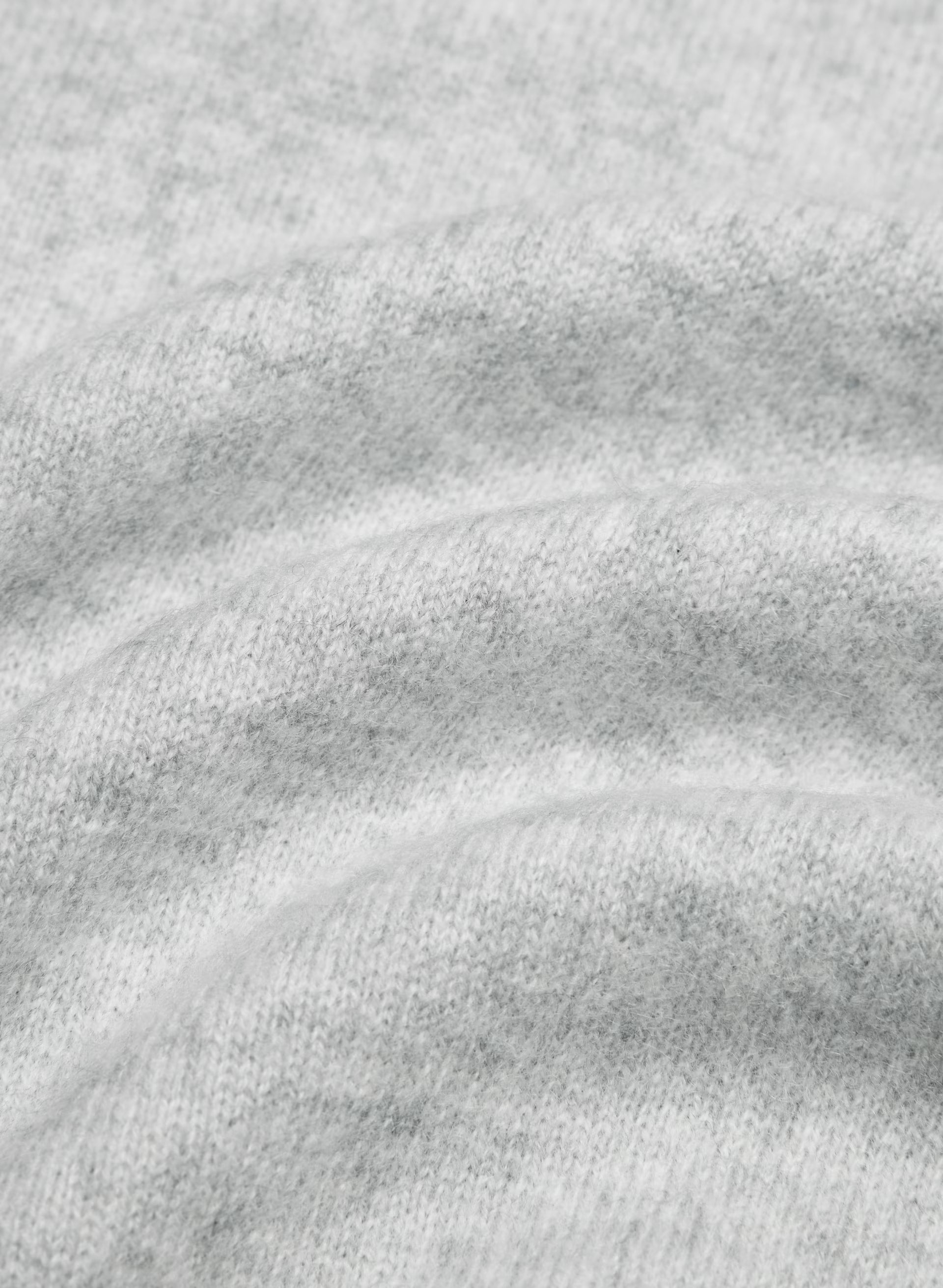 Bare Cashmere Opus Mockneck - HEATHER CHROME